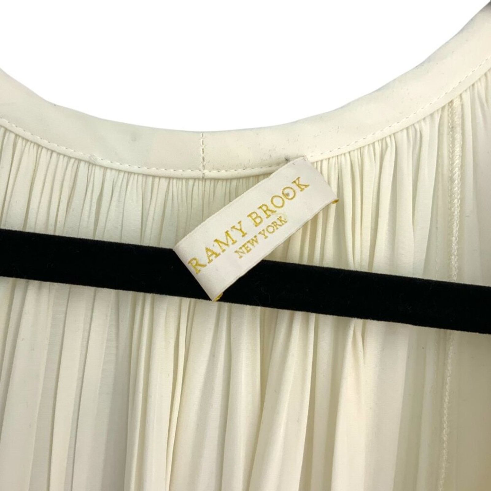 Ramy Brook Ramy Brook Paris Blouse Top Ivory Size Small Size S / US 4 / IT 40 - 4 Thumbnail