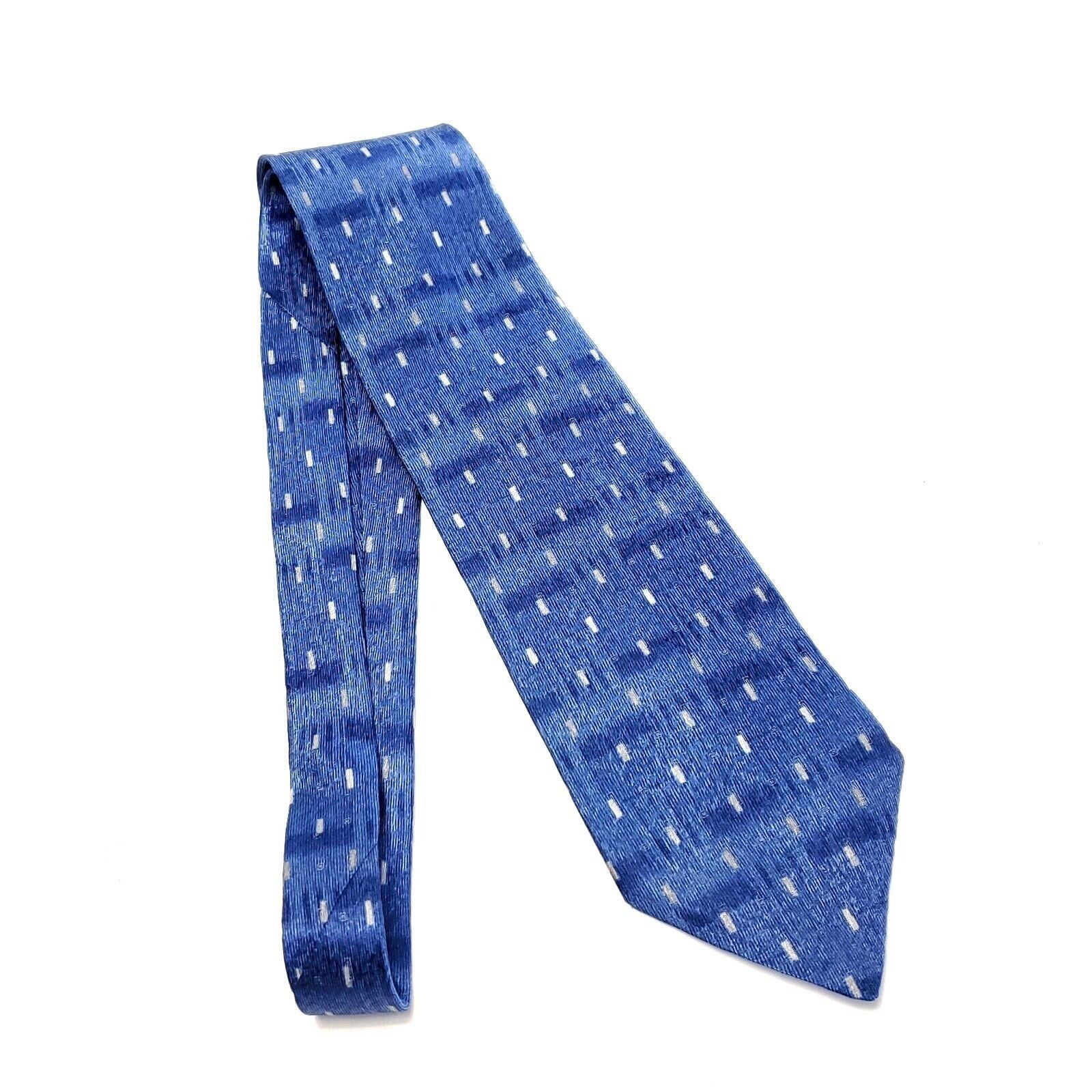 Croft & Barrow Croft & Barrow Blue Abstract Jacquard Print Wide Silk Tie Size ONE SIZE - 6 Thumbnail