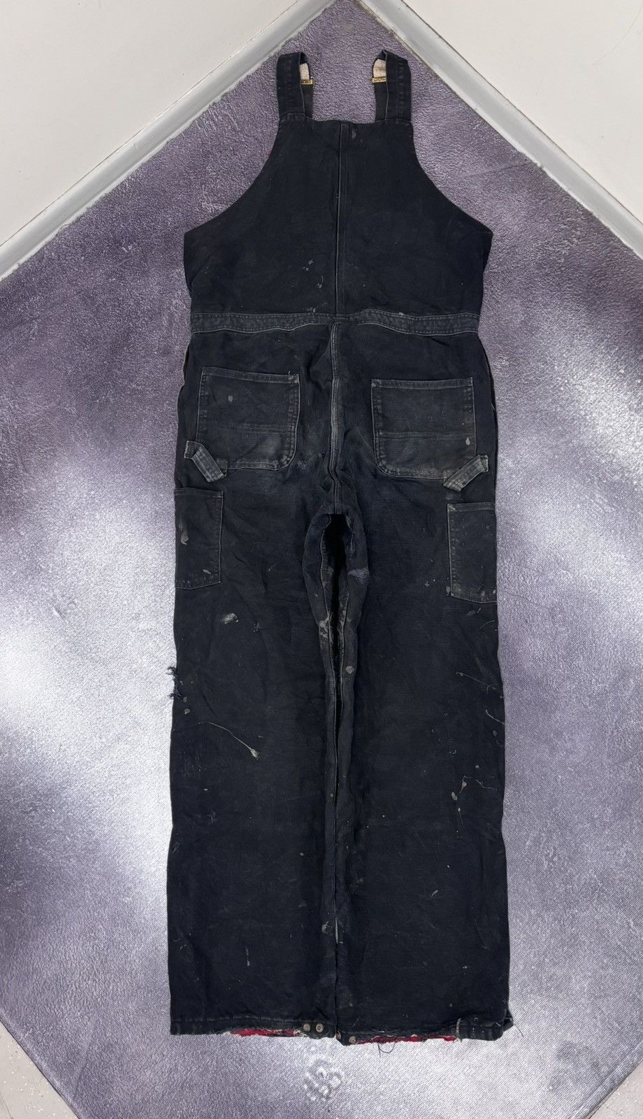 Carhartt Vintage Carhartt R38 BLK Bib Overalls Double Knee Insulated Size US 40 / EU 56 - 2 Thumbnail