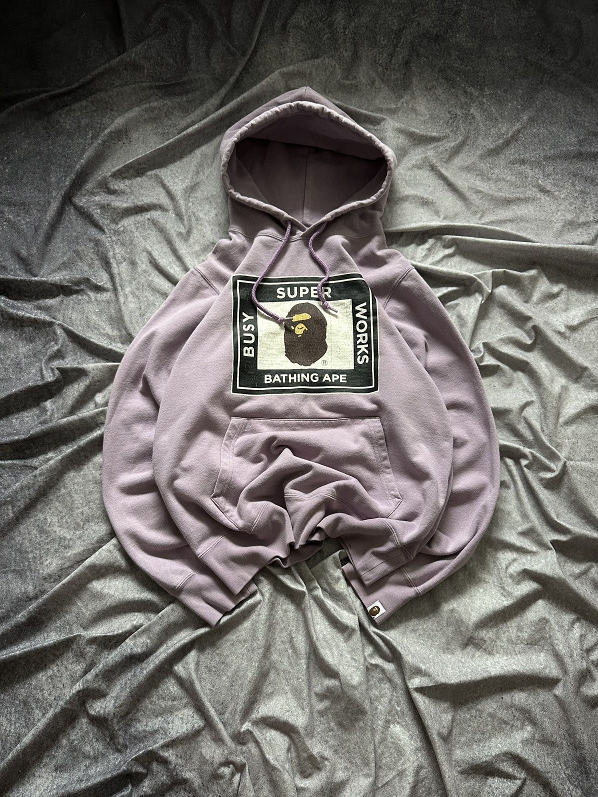 Bape BAPE Busy Super Works Pullover Hoodie Pink Size L Size US L / EU 52-54 / 3 - 1 Thumbnail