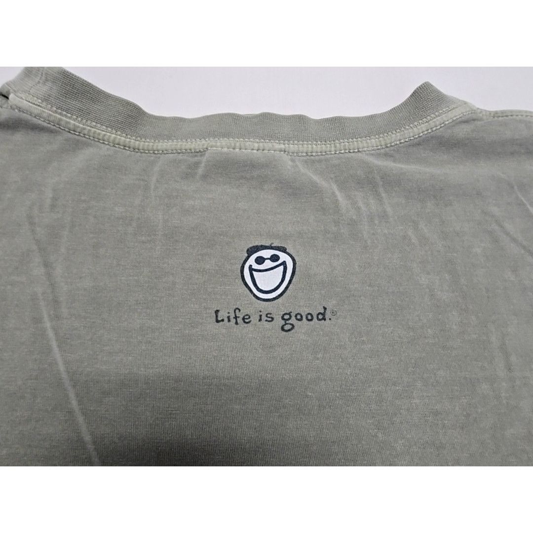Life is Good Life is Good Not All Who Wander Are Lost XL Gray Faded Tee Size US XL / EU 56 / 4 - 8 Thumbnail