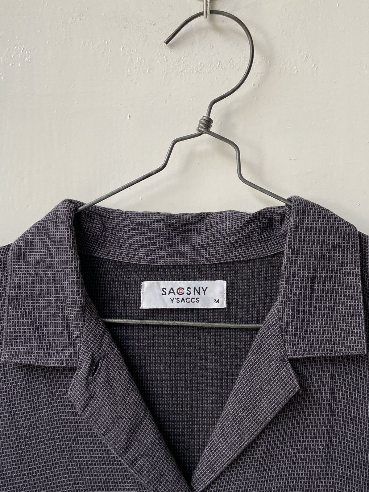 Designer × Japanese Brand × Yohji Yamamoto SACSNY Y’SACCS Grey Long Shirt Size US M / EU 48-50 / 2 - 5 Thumbnail