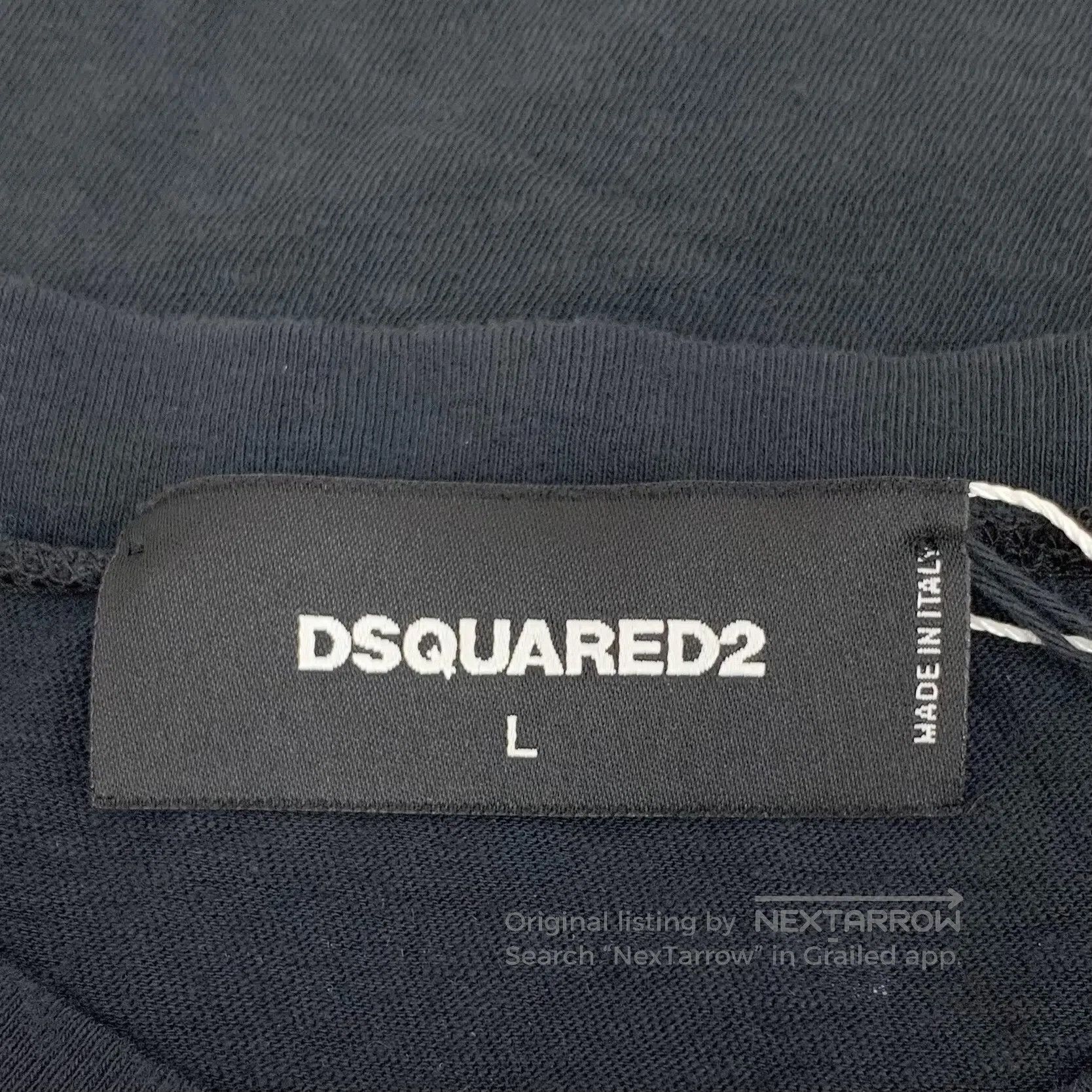Dsquared2 Dsquared2 Black Hole Letter American Flag Print Cotton Rou Size US L / EU 52-54 / 3 - 5 Thumbnail
