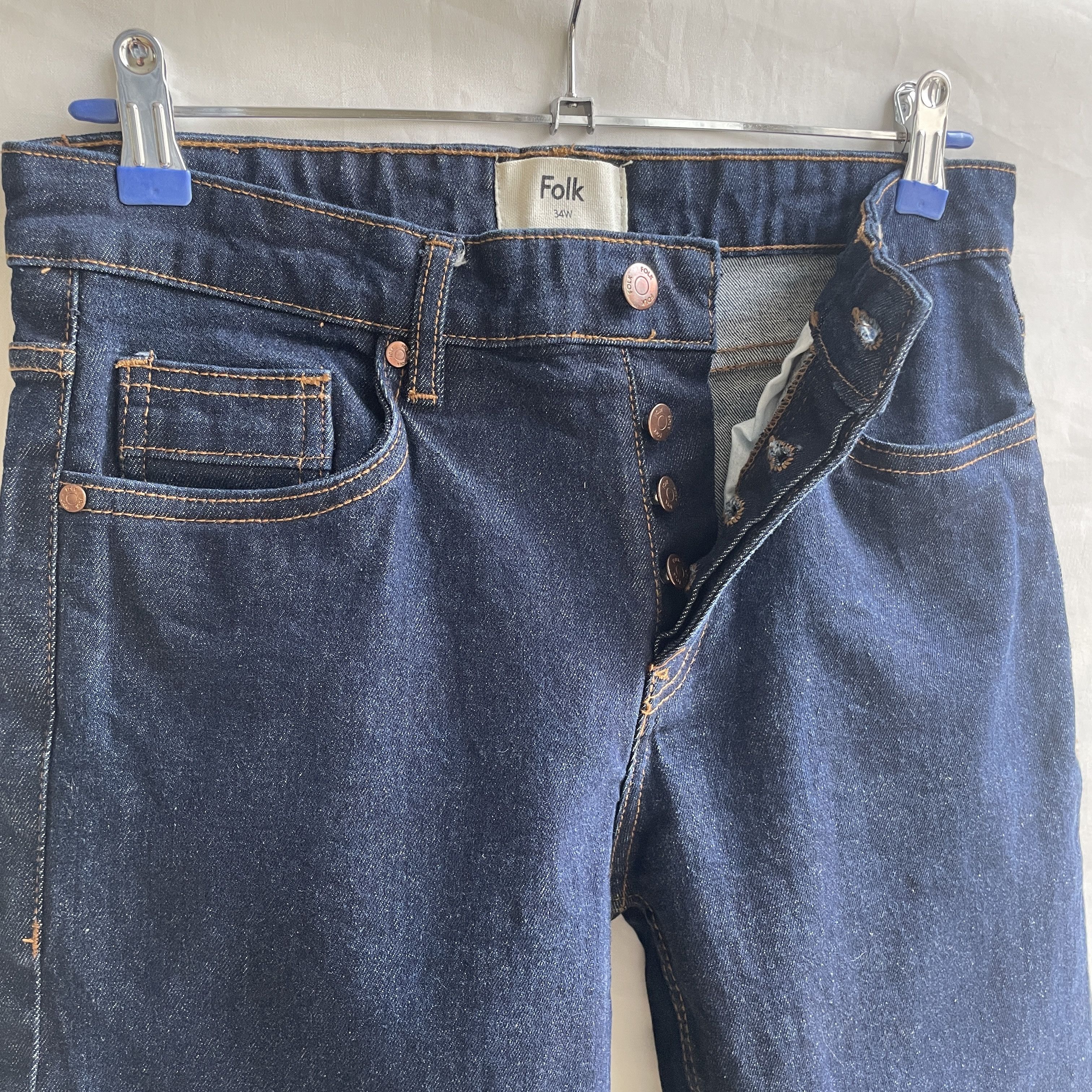 Folk Folk Slim Fit Selvedge Denim Size 30 Size US 30 / EU 46 - 5 Thumbnail