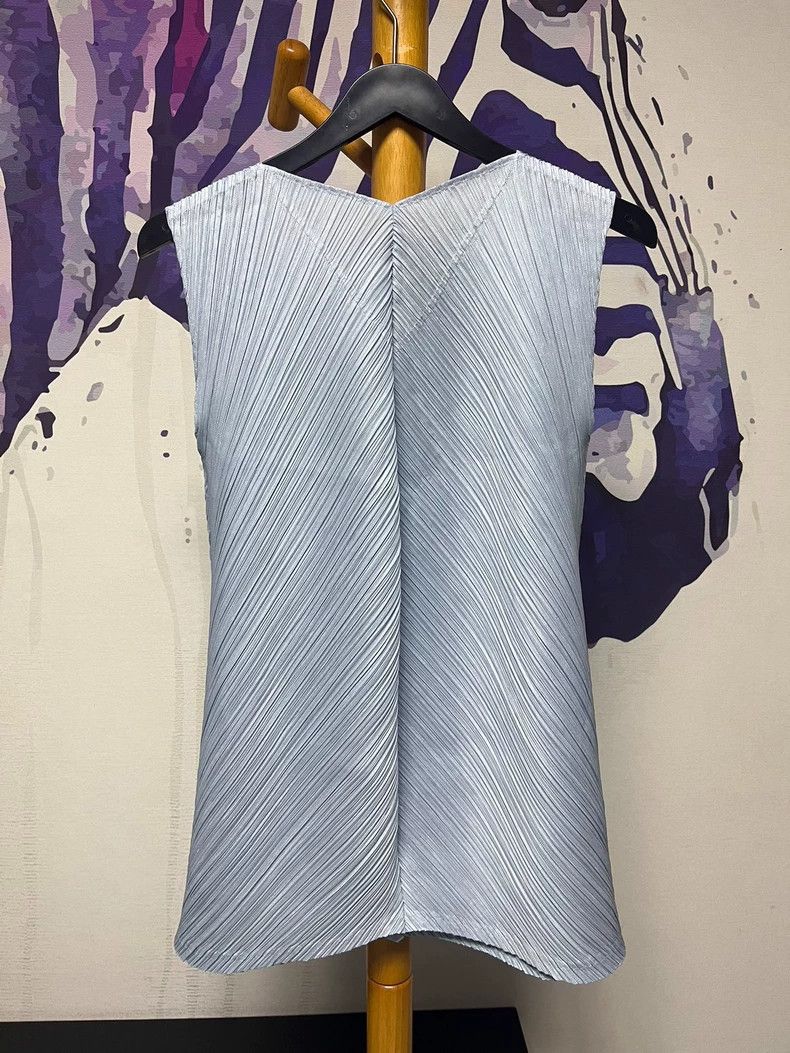 Issey Miyake issey miyake size:3 Blue twill top Size XXS / US 00 / IT 34 - 2 Thumbnail
