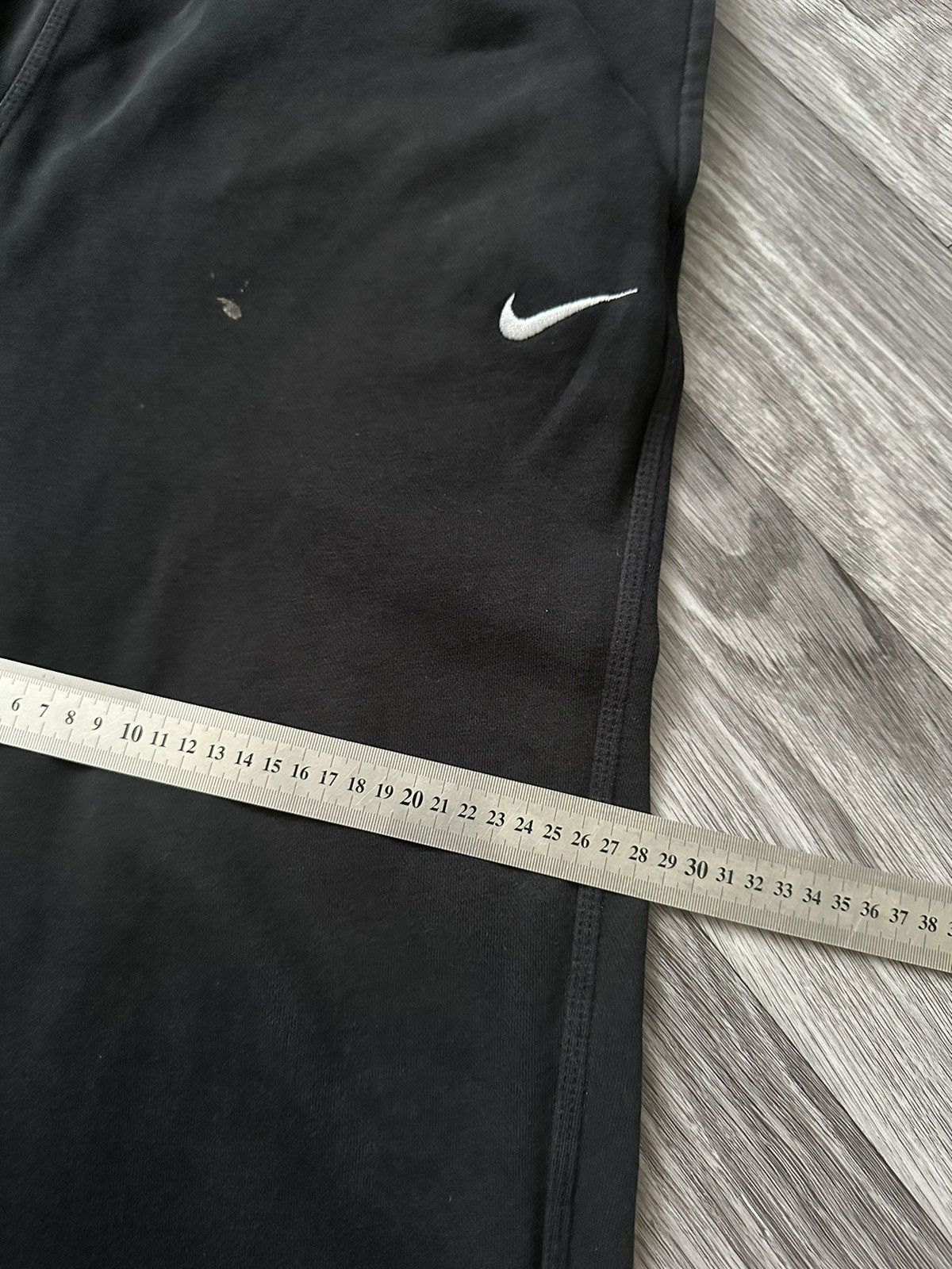 Nike × Vintage Nike Vintage Black Baggy Jogger Small Swoosh acg y2k drip Size US 34 / EU 50 - 10 Thumbnail