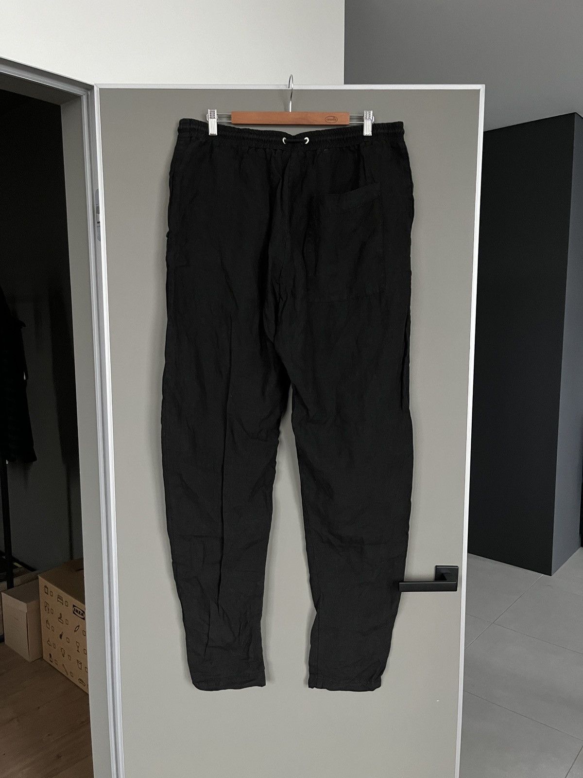 Lost & Found Ria Dunn Lost & Found Ria Dunn Linen Avant Garde Asymmetrical Pants Size US 34 / EU 50 - 8 Thumbnail
