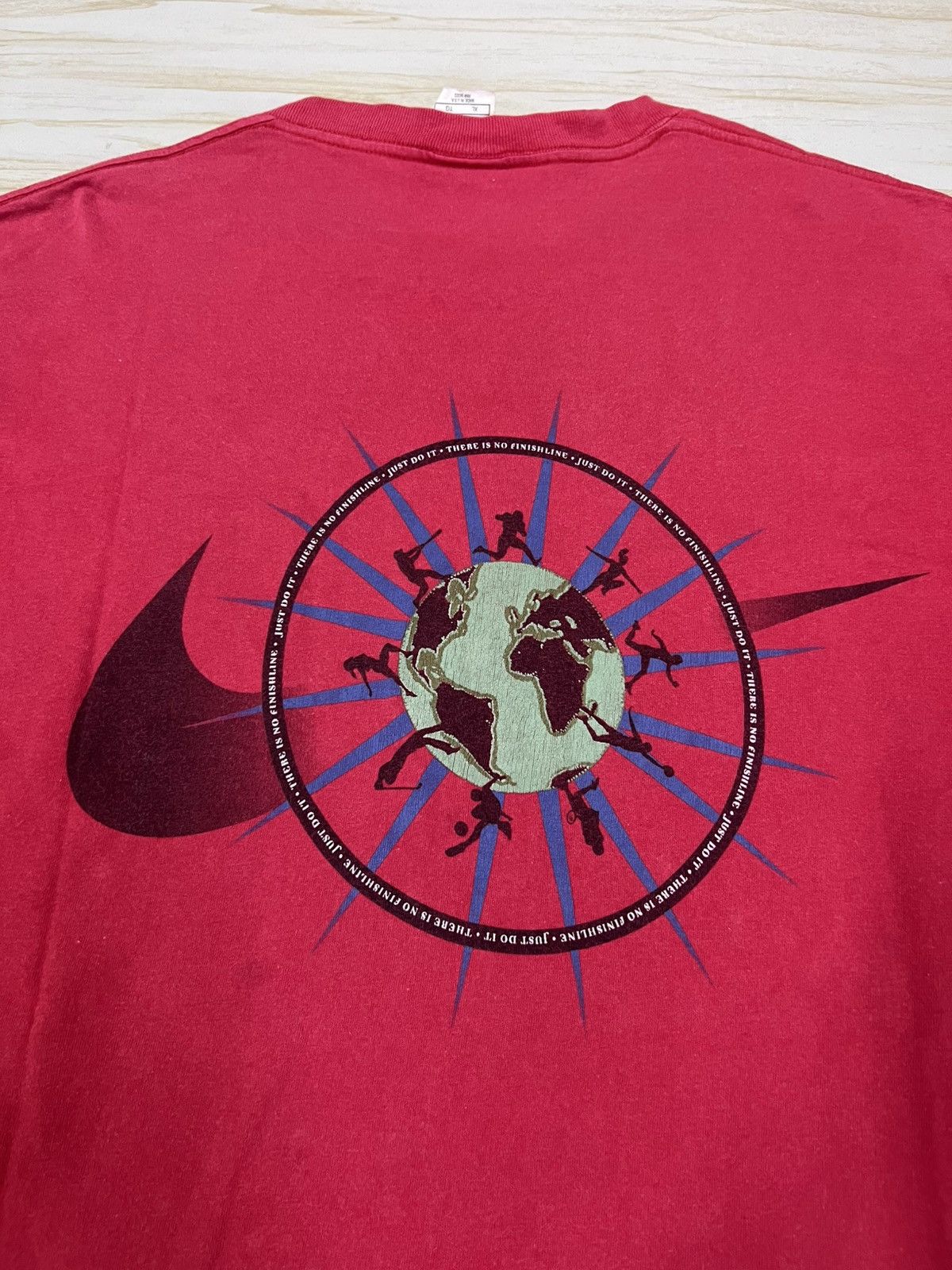 Nike 90s Nike There Is No Finish Line Just Do It Vintage T-shirt Size US M / EU 48-50 / 2 - 5 Thumbnail