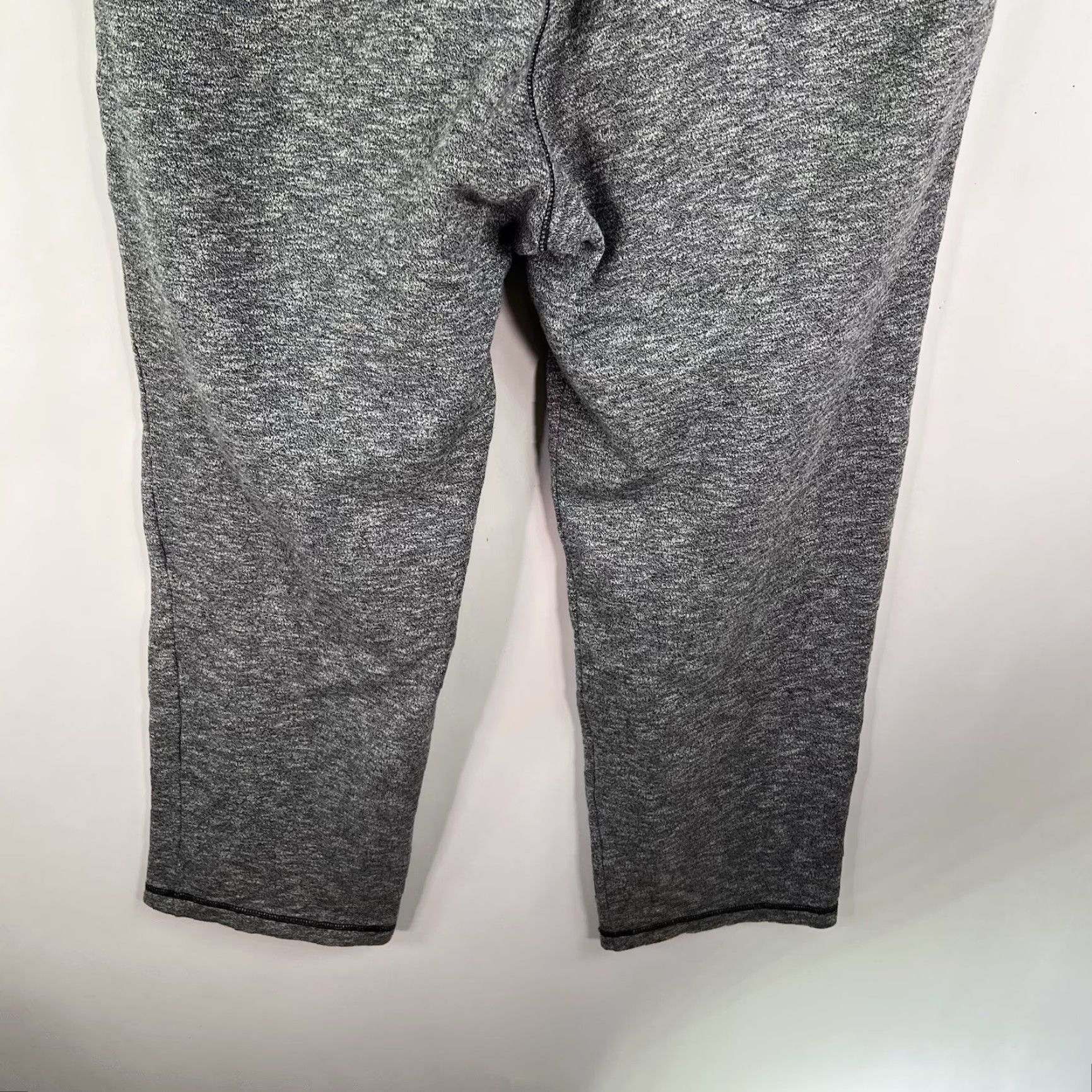 Armani Exchange ARMANI Exchange Pocketed Fleece Joggers Mens XL Gray Flecked Size US 36 / EU 52 - 7 Thumbnail