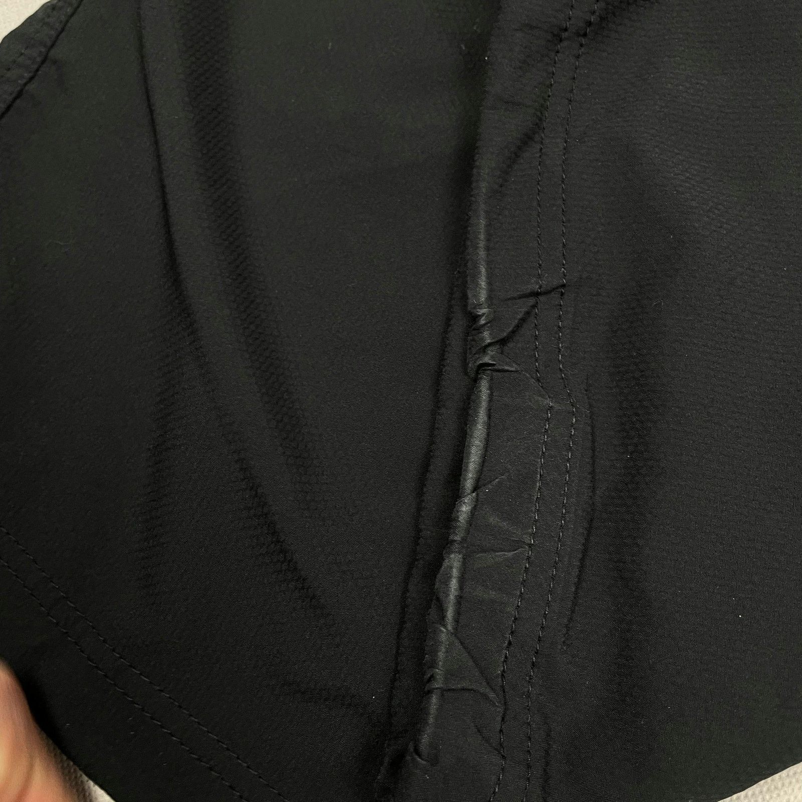 Nike × Vintage Nike Dri Fit Womens Black Lined Flared Wide Leg Sweatpants 8 Size 30" / US 8 / IT 44 - 8 Thumbnail