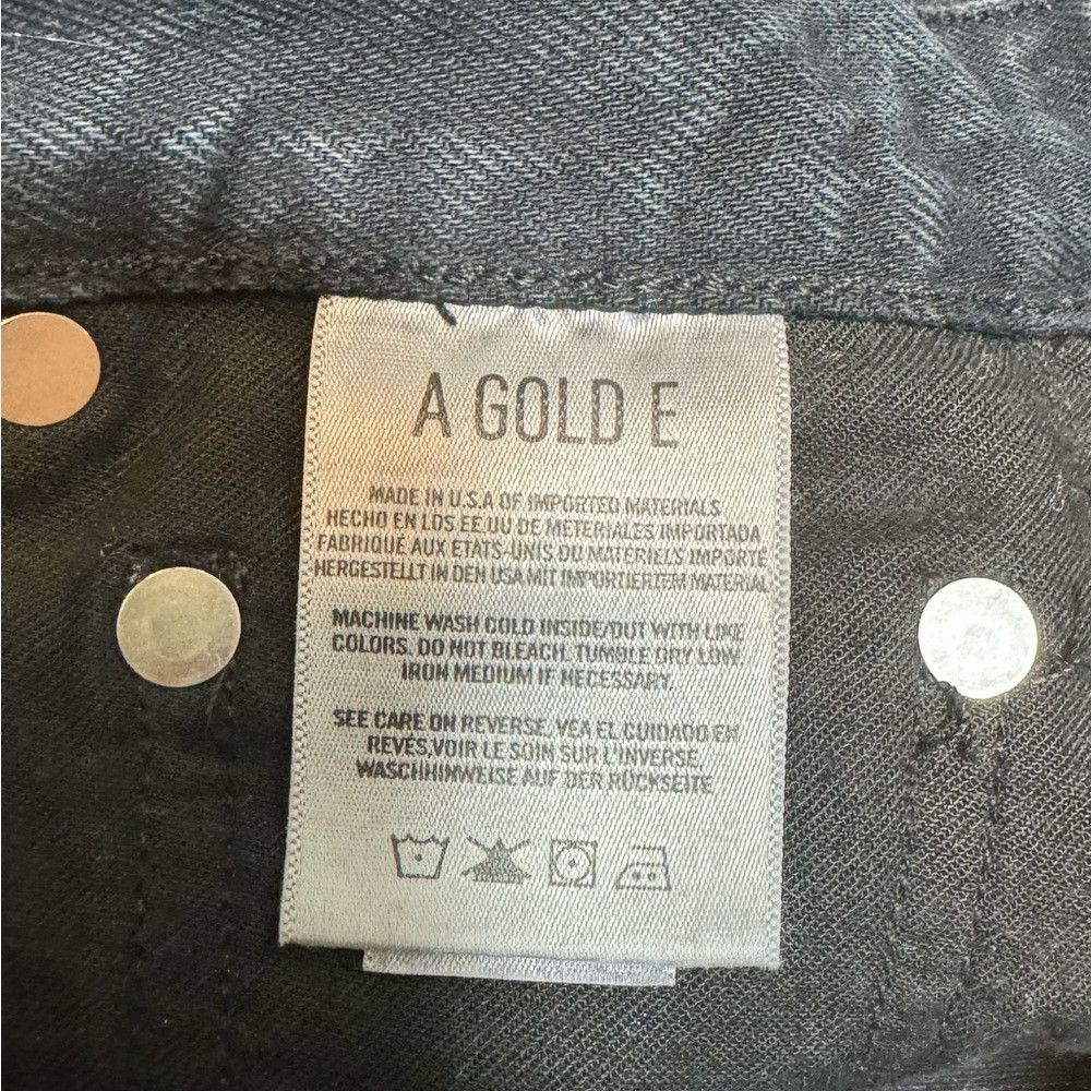Agolde Agolde Quinn High Rise Cut-Off Denim Jean Mini Skirt in Pos Size 24" / US 00 / IT 34 - 5 Thumbnail