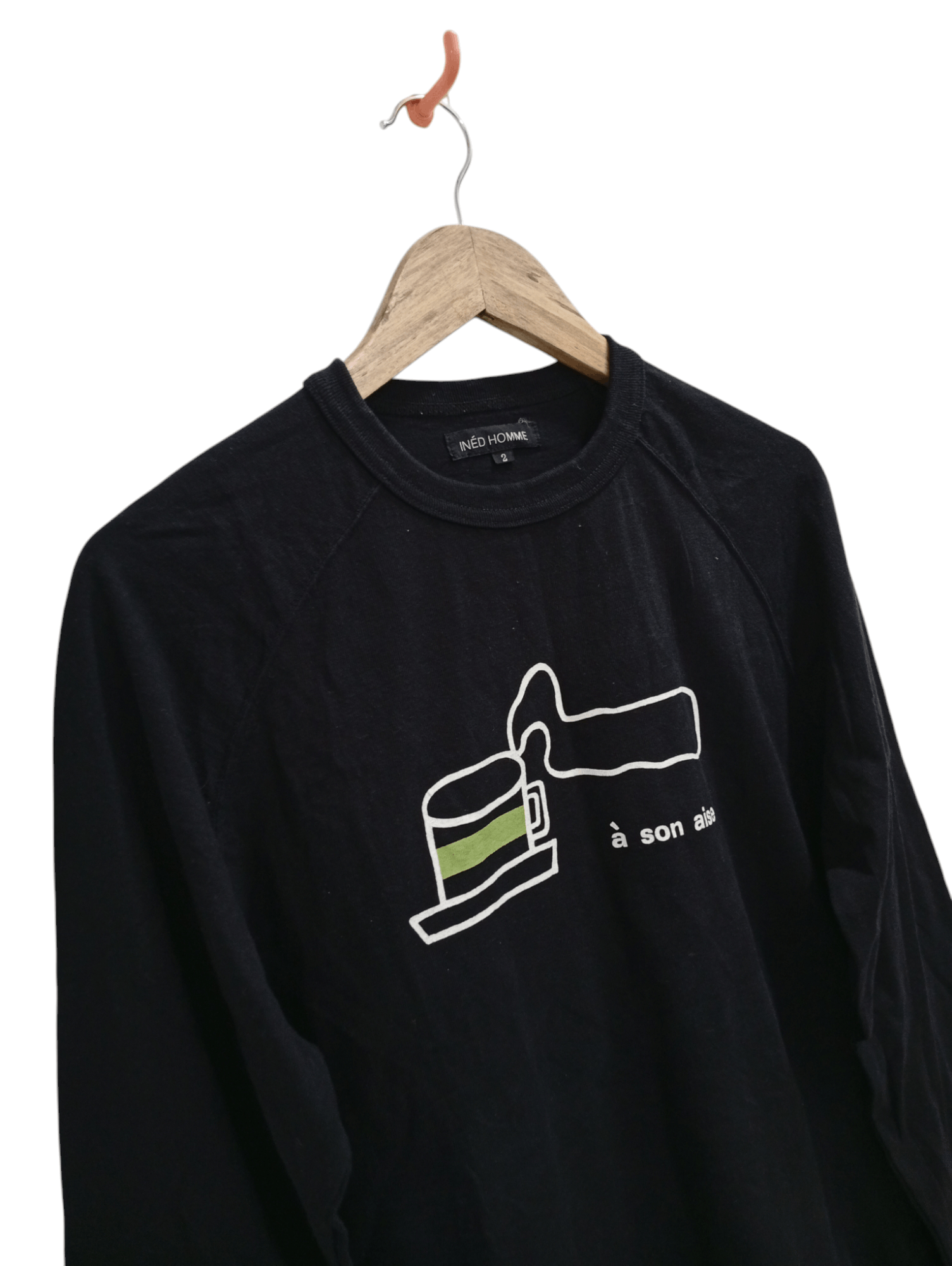 Japanese Brand × Vintage × Yohji Yamamoto 🔥🔥Ined A Son Aise LS T-Shirt Size US M / EU 48-50 / 2 - 5 Thumbnail