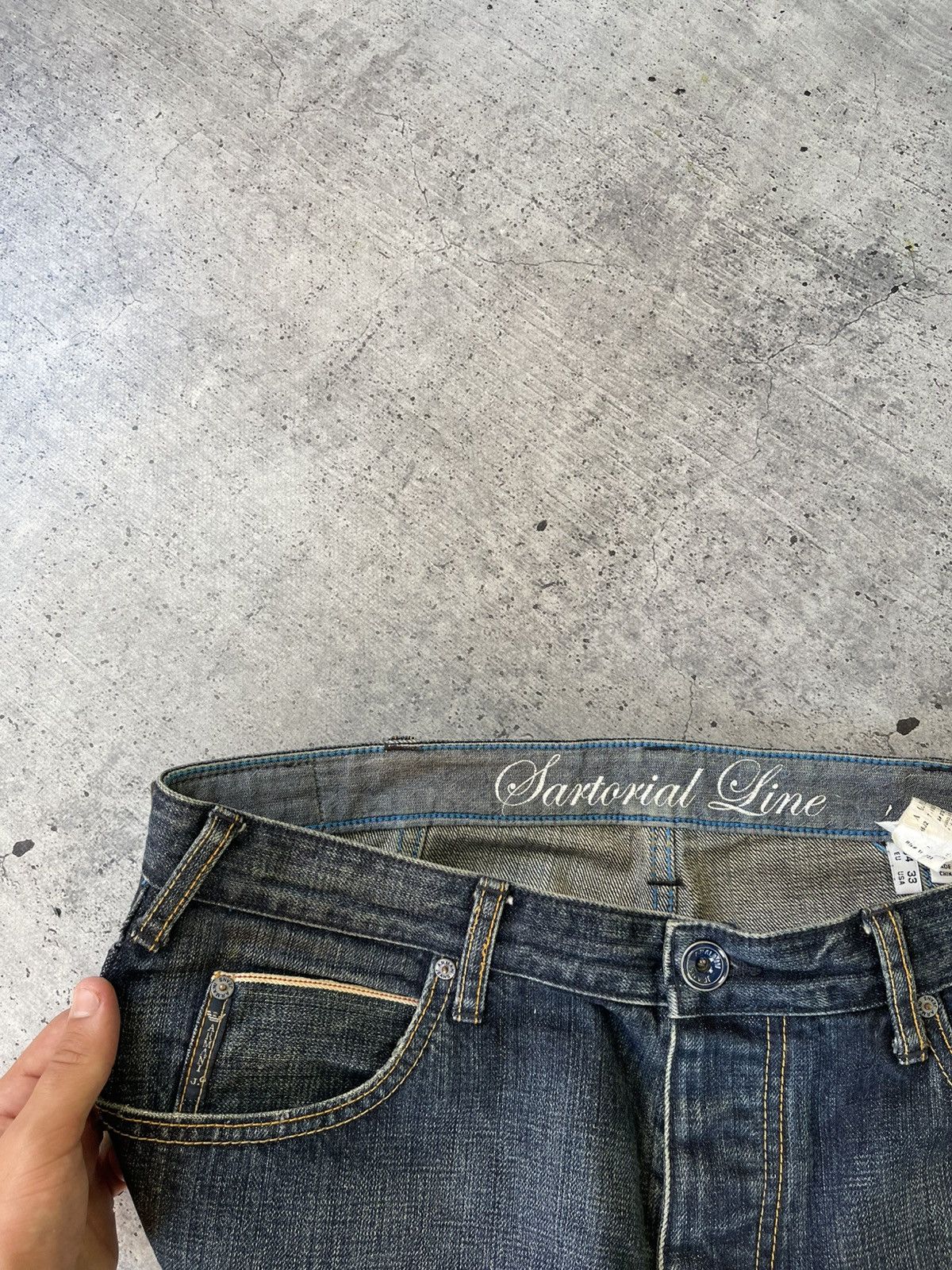 Other Armani Jeans Big Logo Denim Jeans Size US 34 / EU 50 - 7 Thumbnail