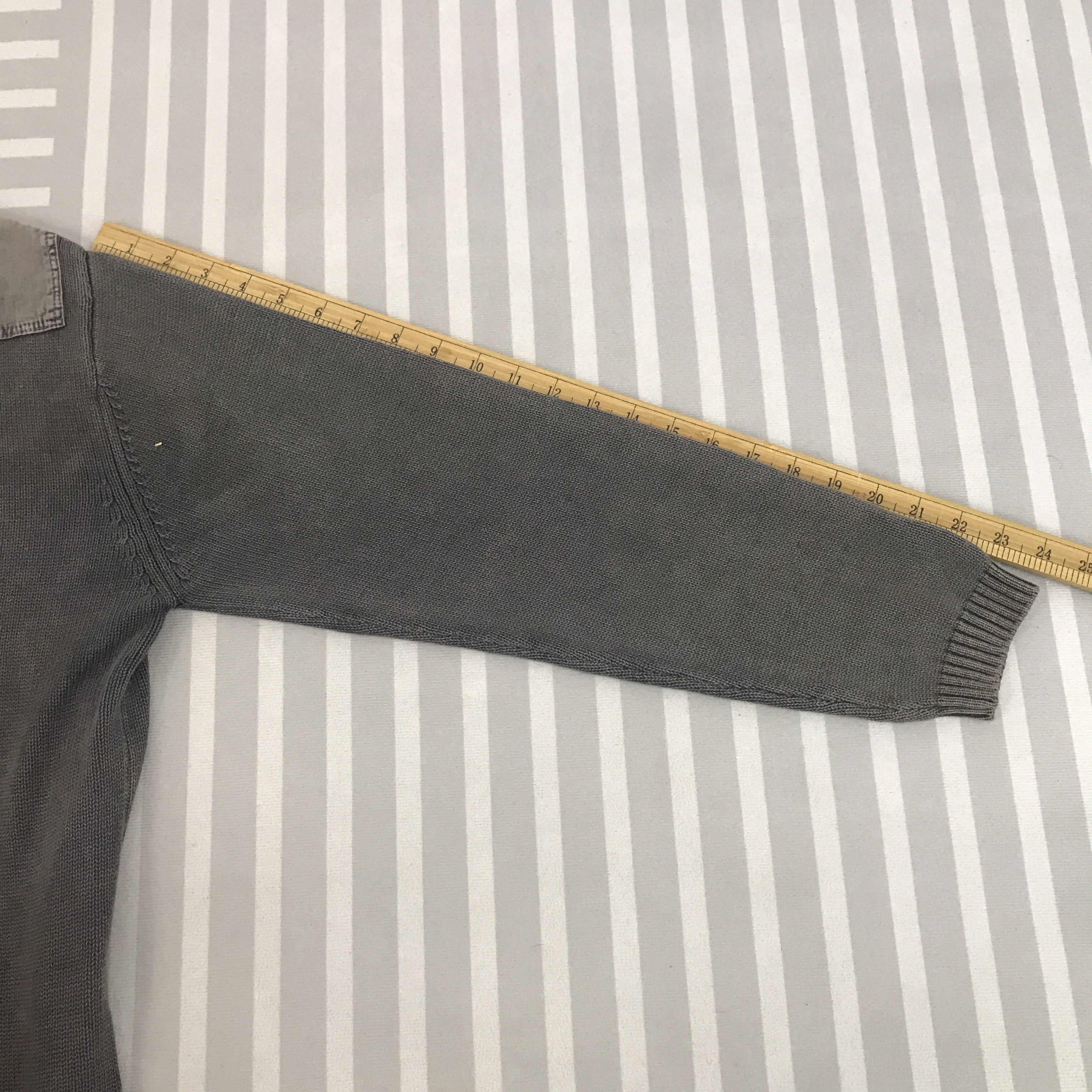 Beams Japan × Vintage Beams Black faded Japan Knitwear design zippe jacket Size US L / EU 52-54 / 3 - 6 Thumbnail