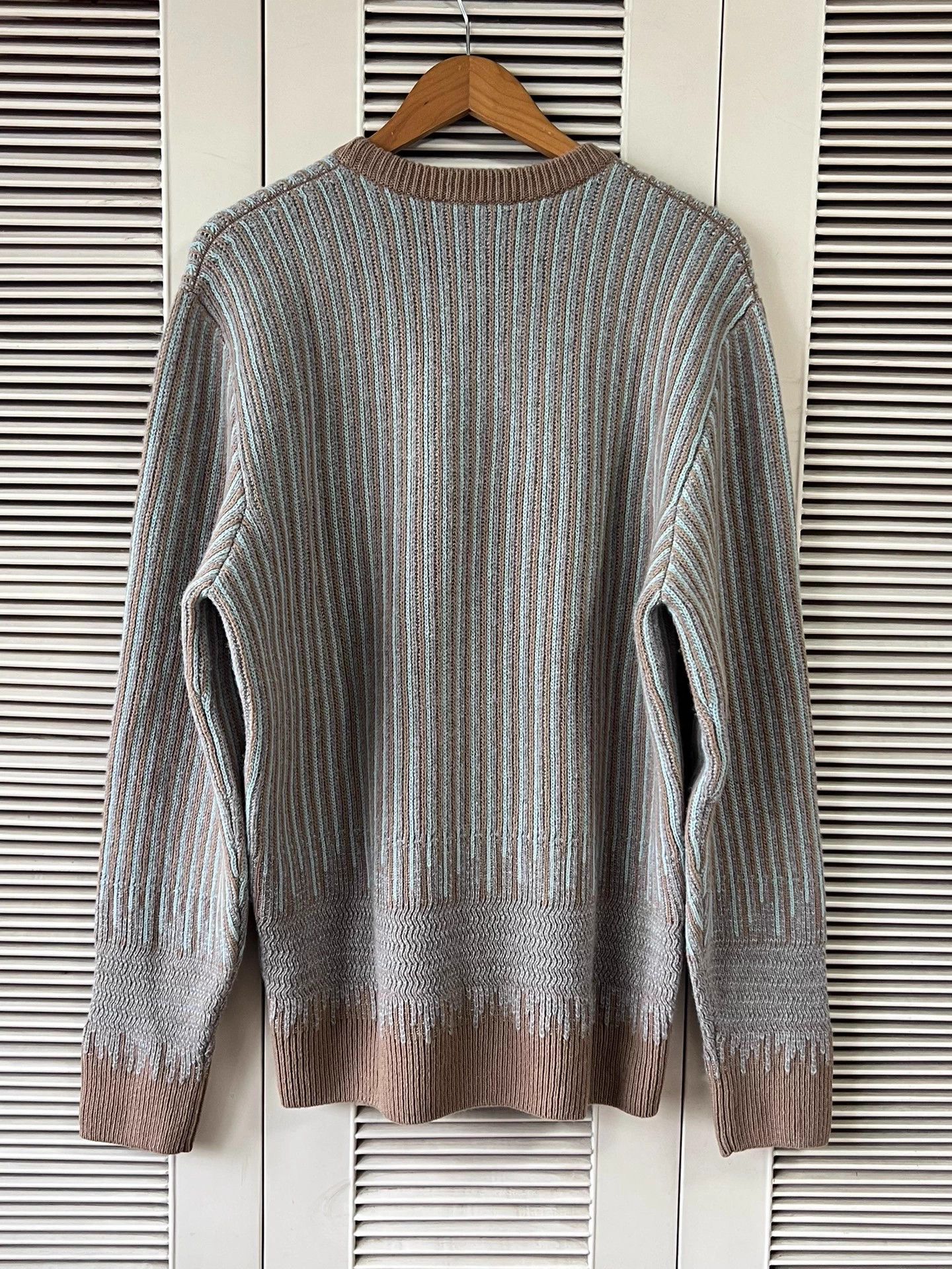 Hermes Hermès new w/ tags XL crewneck 70%wool 30%cashmere neutral Size XL / US 12-14 / IT 48-50 - 2 Thumbnail