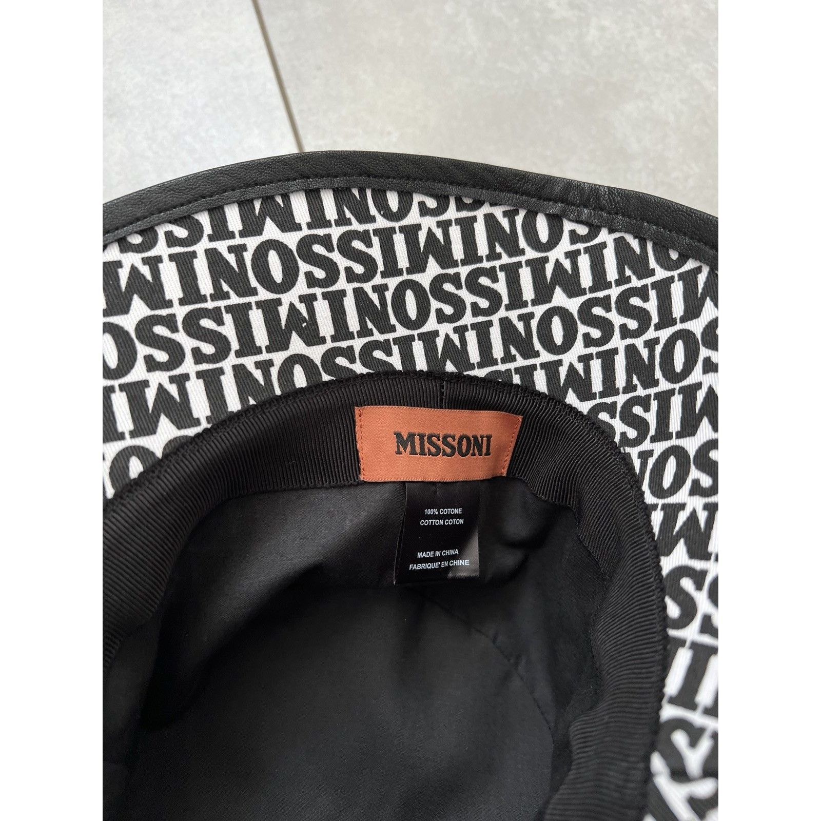 Missoni Missoni monogram logo hat bucket Size ONE SIZE - 9 Thumbnail