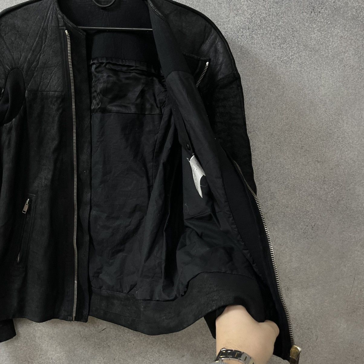 Rick Owens Rick Owens Suede Biker Jacket Black Size US S / EU 44-46 / 1 - 11 Thumbnail