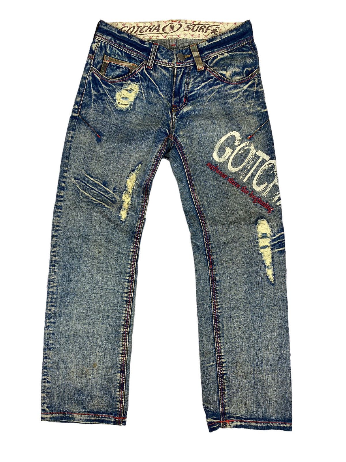 Gotcha Rare🔥Gotcha Surfwear Jeans Distress Style Size US 30 / EU 46 - 2 Thumbnail