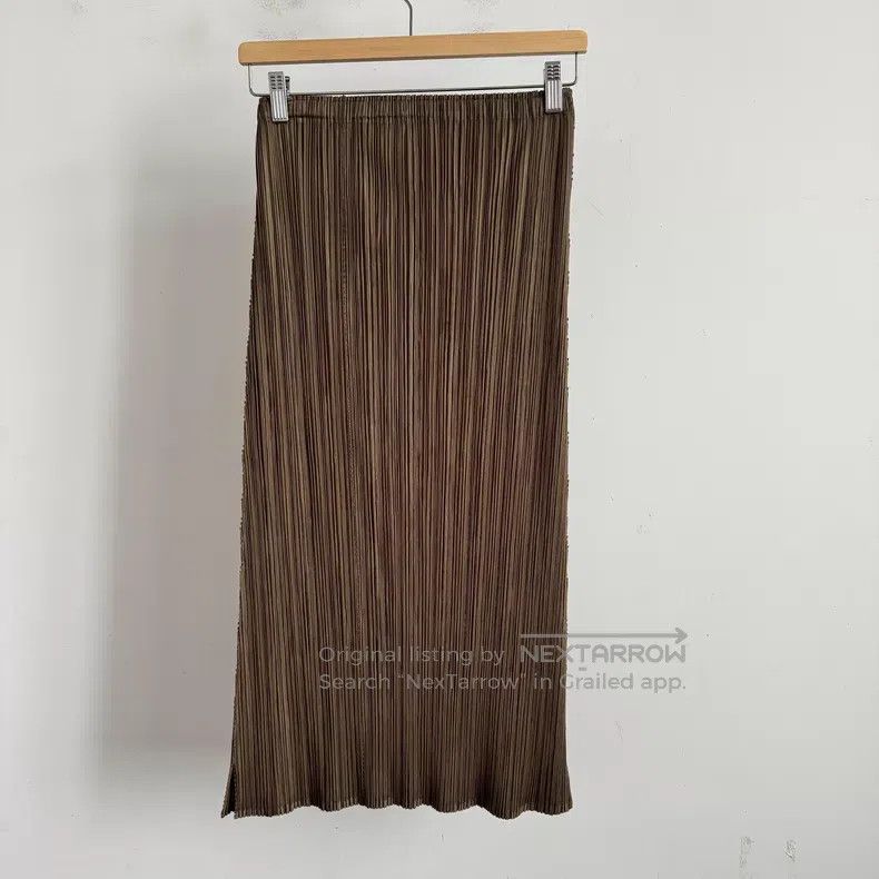 Issey Miyake Issey Miyake Brown Skirt Size 25" / US 0 / IT 36 - 2 Thumbnail