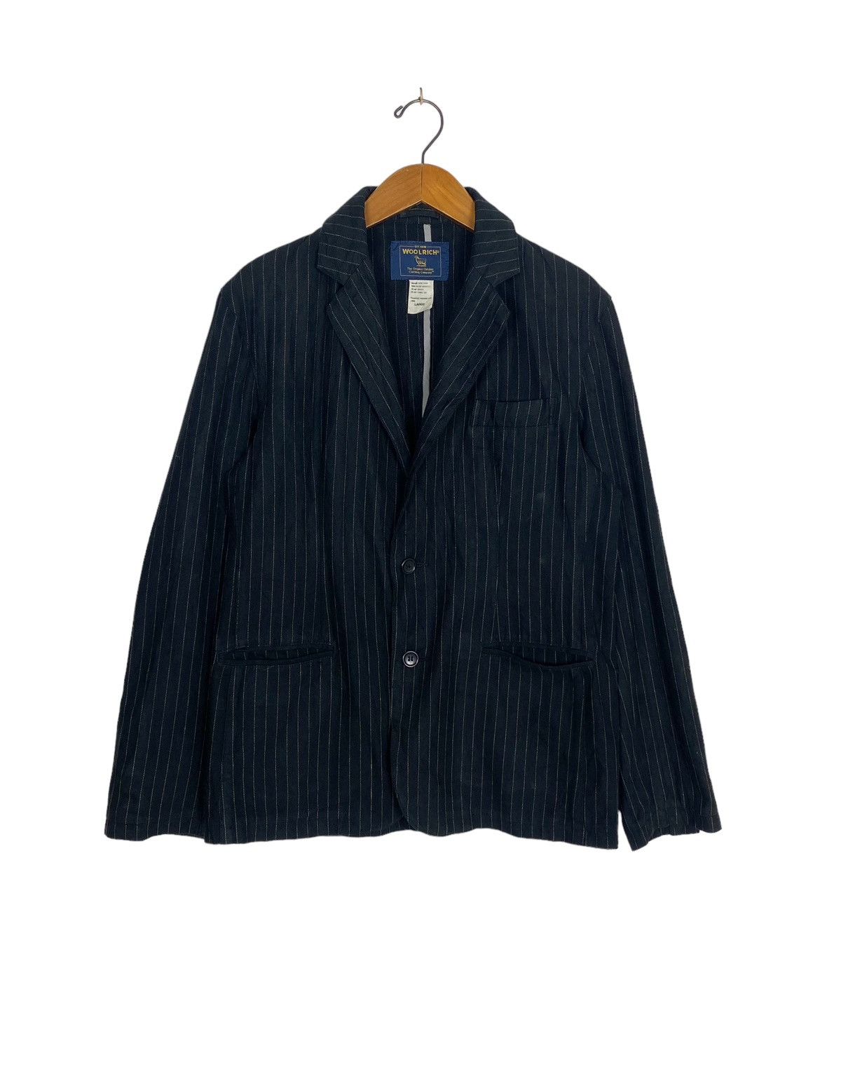 Woolrich Woolen Mills Rare‼️ Woolrich Pintstripe Hickory Jacket Size US M / EU 48-50 / 2 - 1 Thumbnail