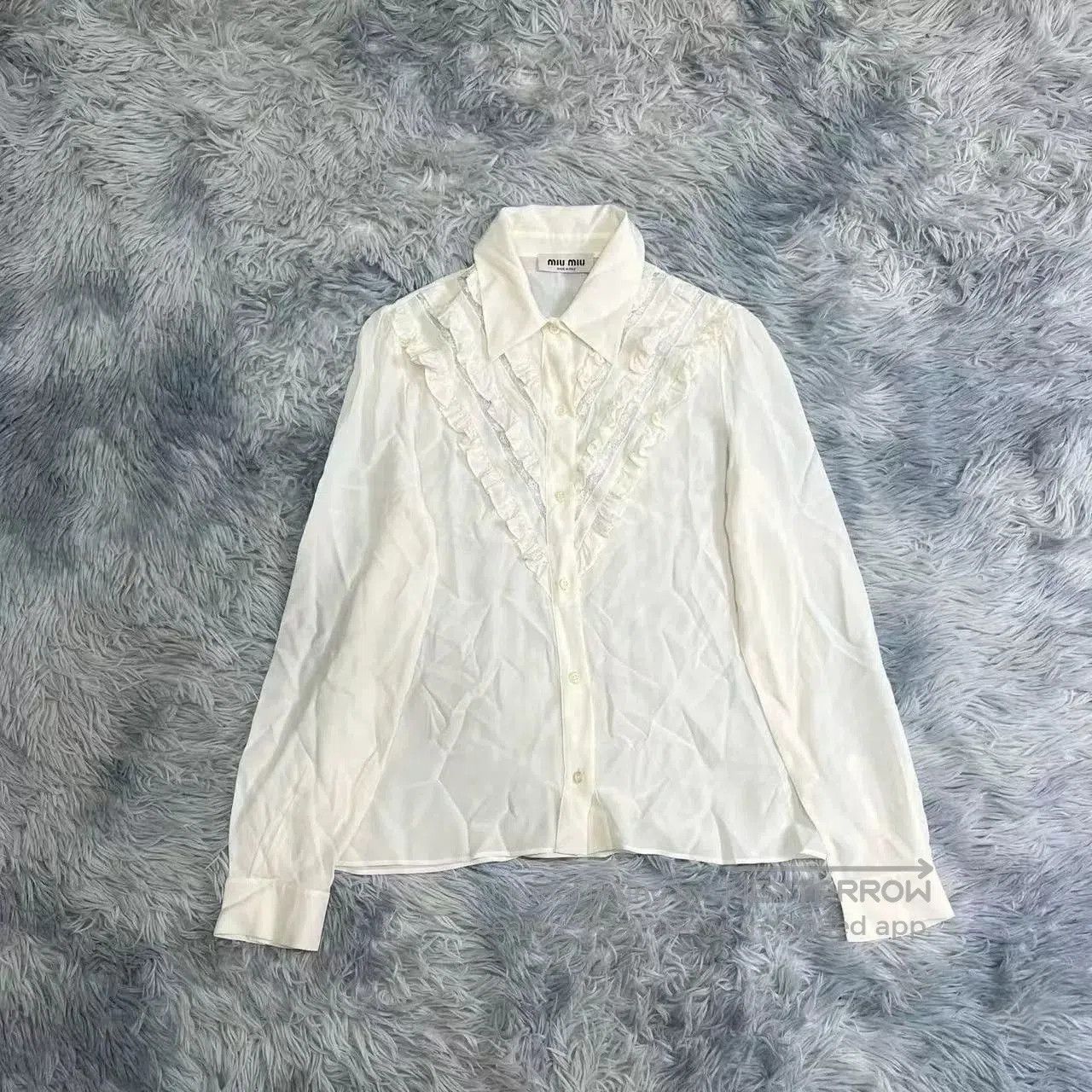 Miu Miu Miu Miu Women's Shirt Size 40. Size S / US 4 / IT 40 - 1 Thumbnail