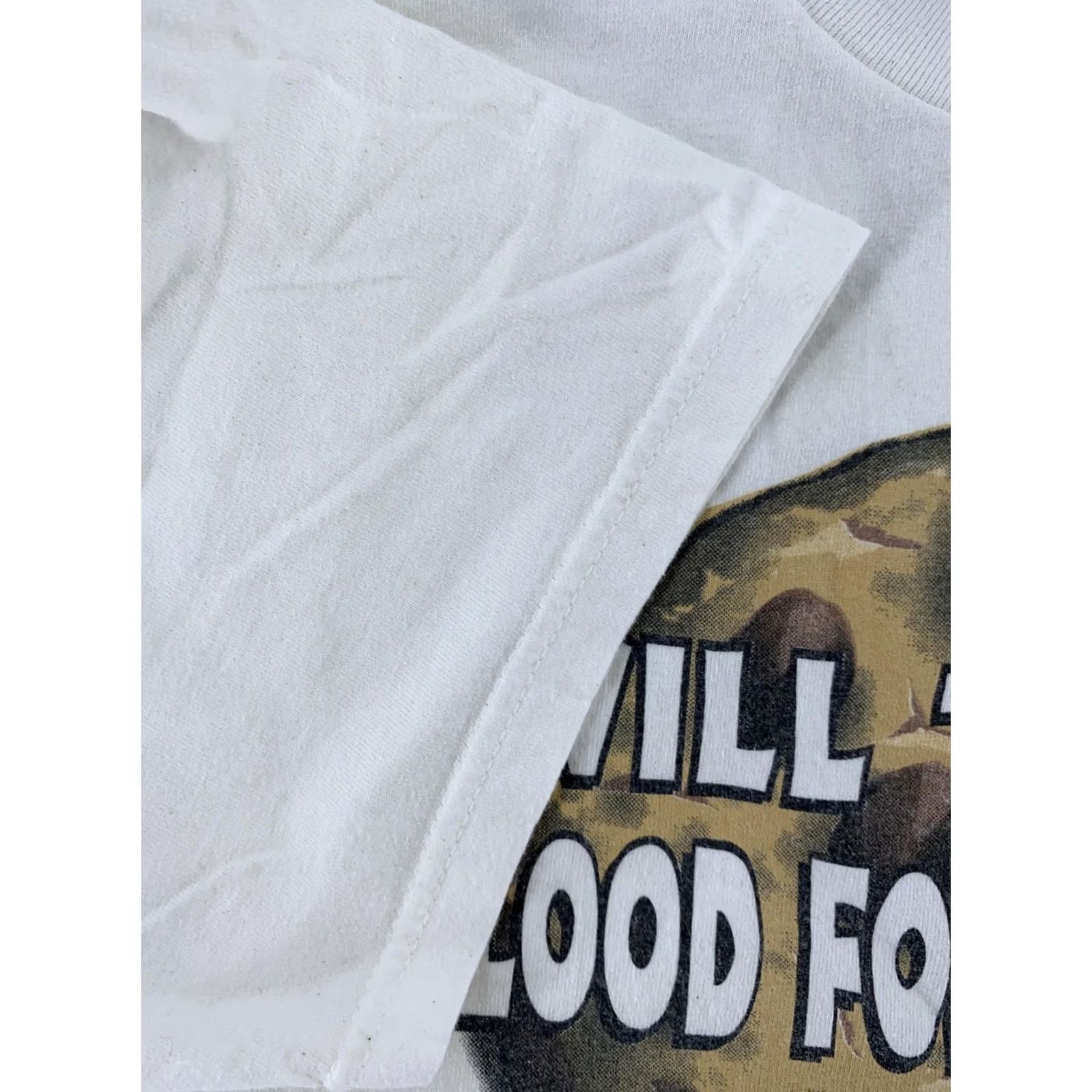 Hanes VINTAGE Will Trade Blood For Cookies Shirt Mens XL White Hanes Cotton Graphic Print 90s Funny Joke The Blood Center of New Jersey Mens Size US XL / EU 56 / 4 - 6 Thumbnail