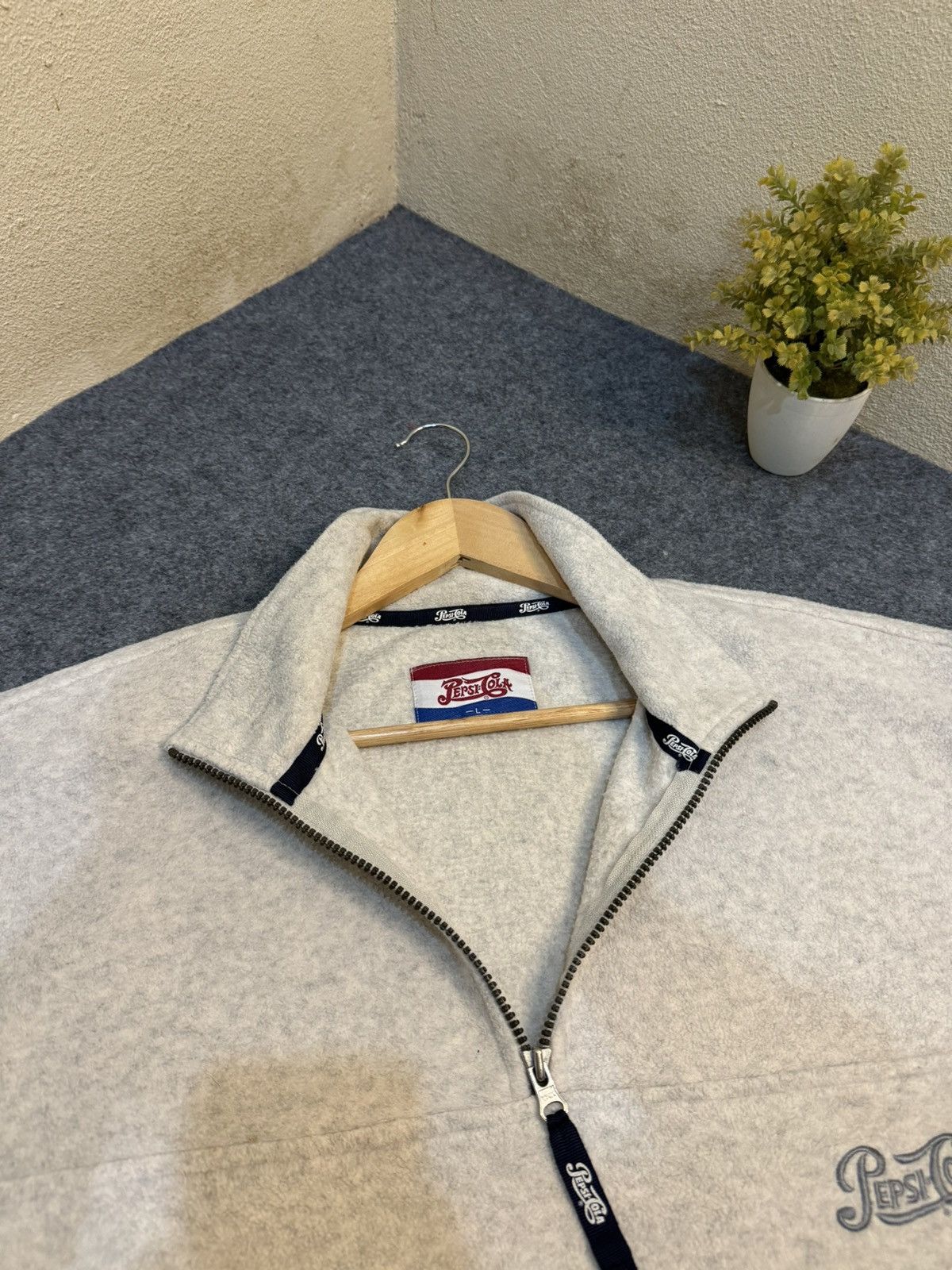 Vintage 🔥VINTAGE 🔥 PepsiCola Fleece Half Zipper Size US L / EU 52-54 / 3 - 9 Thumbnail