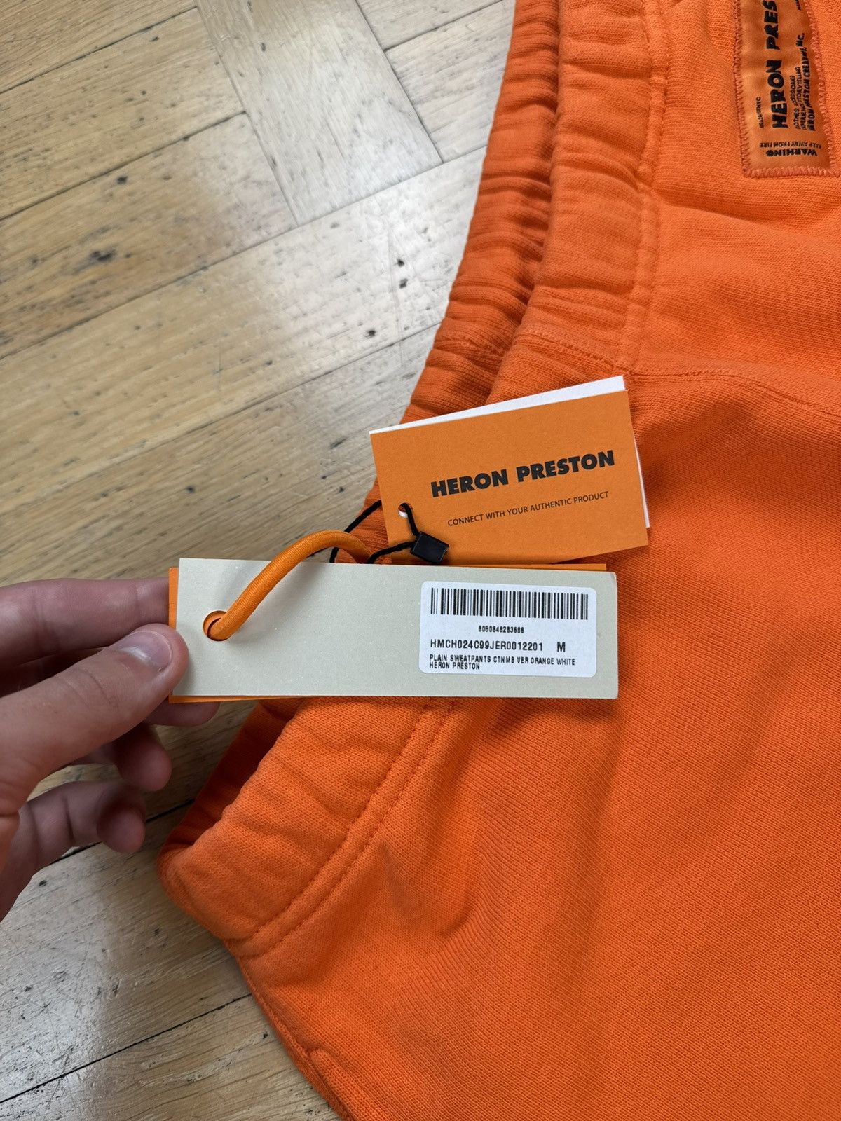 Heron Preston HERON PRESTON ORANGE “STYLE” SWEATPANTS Size US 32 / EU 48 - 7 Thumbnail