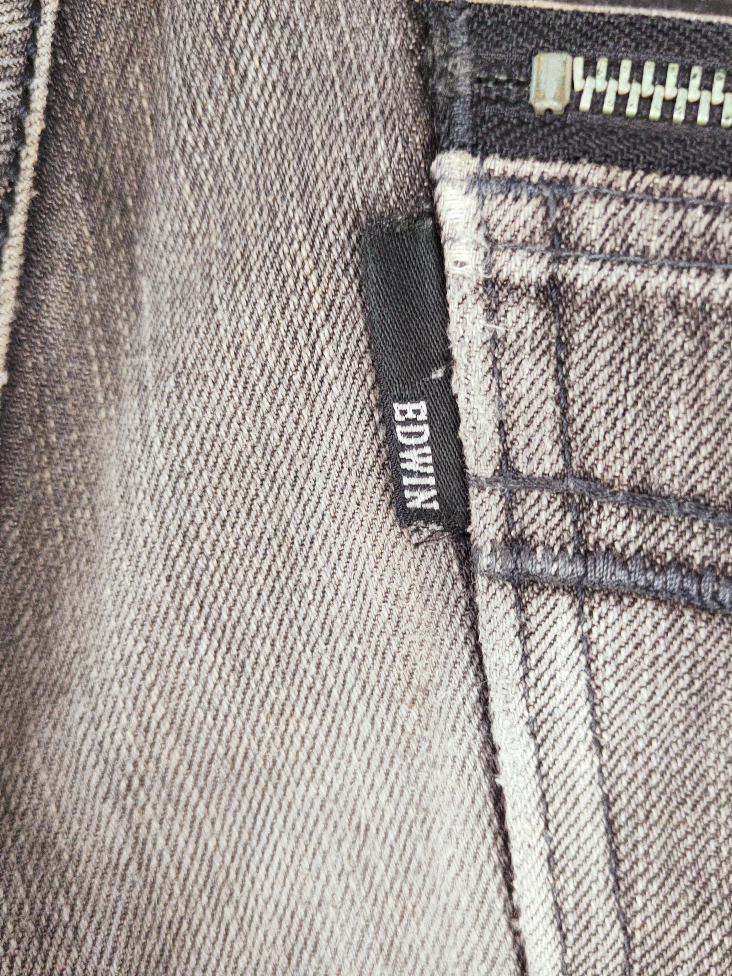 Edwin Edwin XVS Black Faded Distressed Ripped Jeans #W607 Size US 29 - 11 Thumbnail