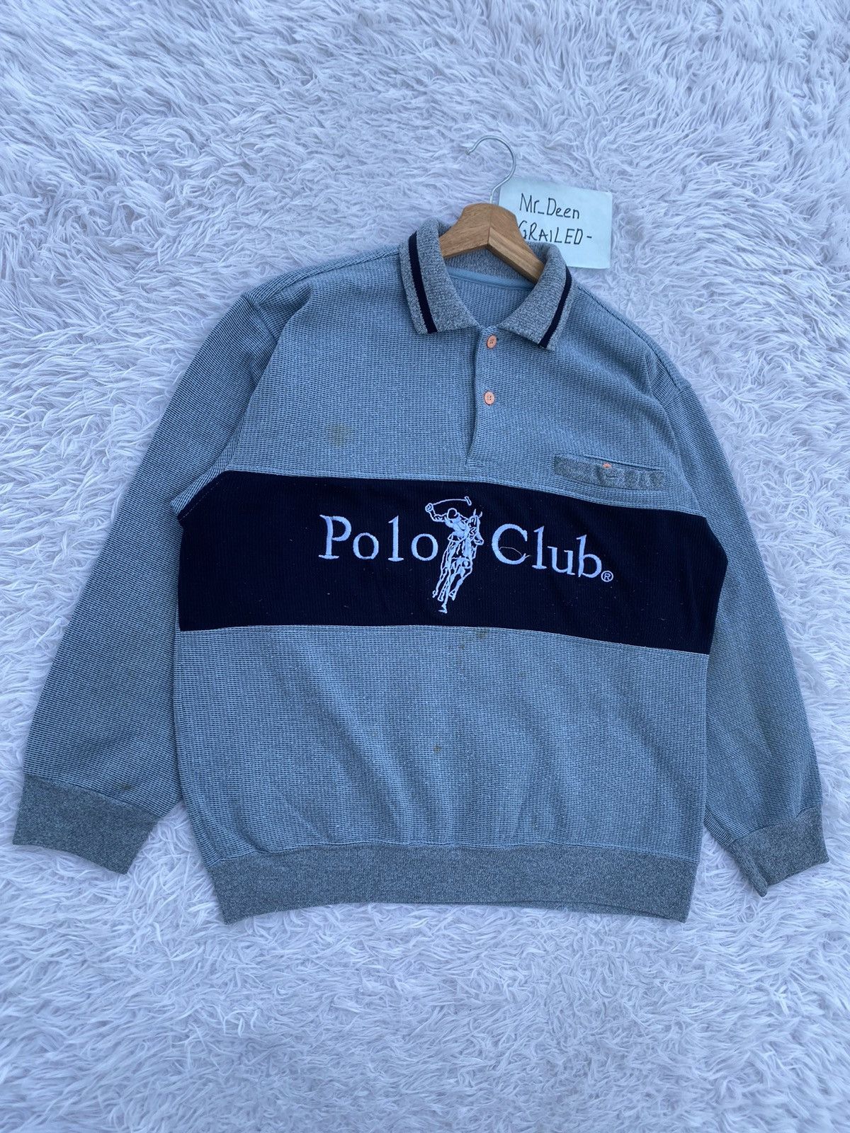 Beverly Hills Polo Club Vintage 90s Polo Club Big Logo Spellout Big Pony Sweater Size US M / EU 48-50 / 2 - 2 Thumbnail