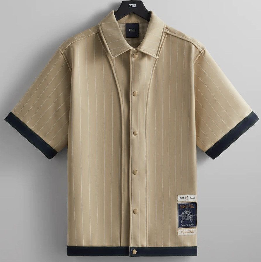 Kith Pinstripe Woodpoint Shooting Shirt