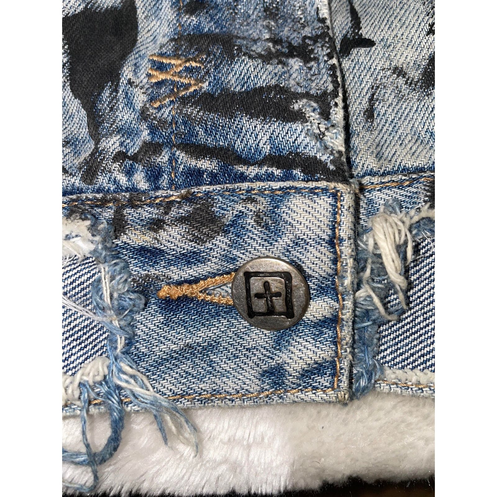 Ksubi Ksubi Light Wash 'Krisis' Denim Jacket Size US M / EU 48-50 / 2 - 5 Thumbnail