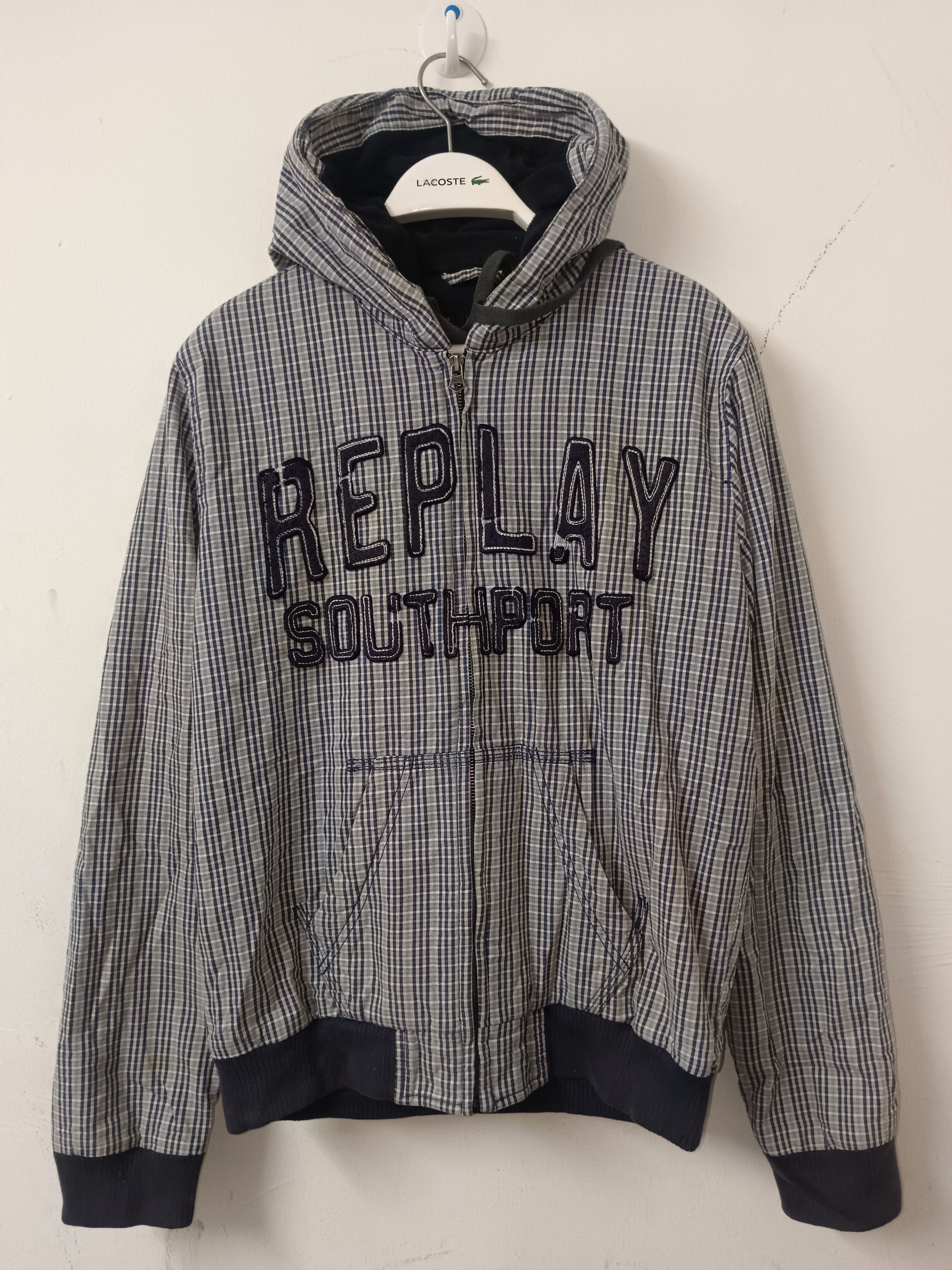 Replay × Vintage Vintage Y2K Replay Jacket Hoodie Plain Size US M / EU 48-50 / 2 - 4 Thumbnail