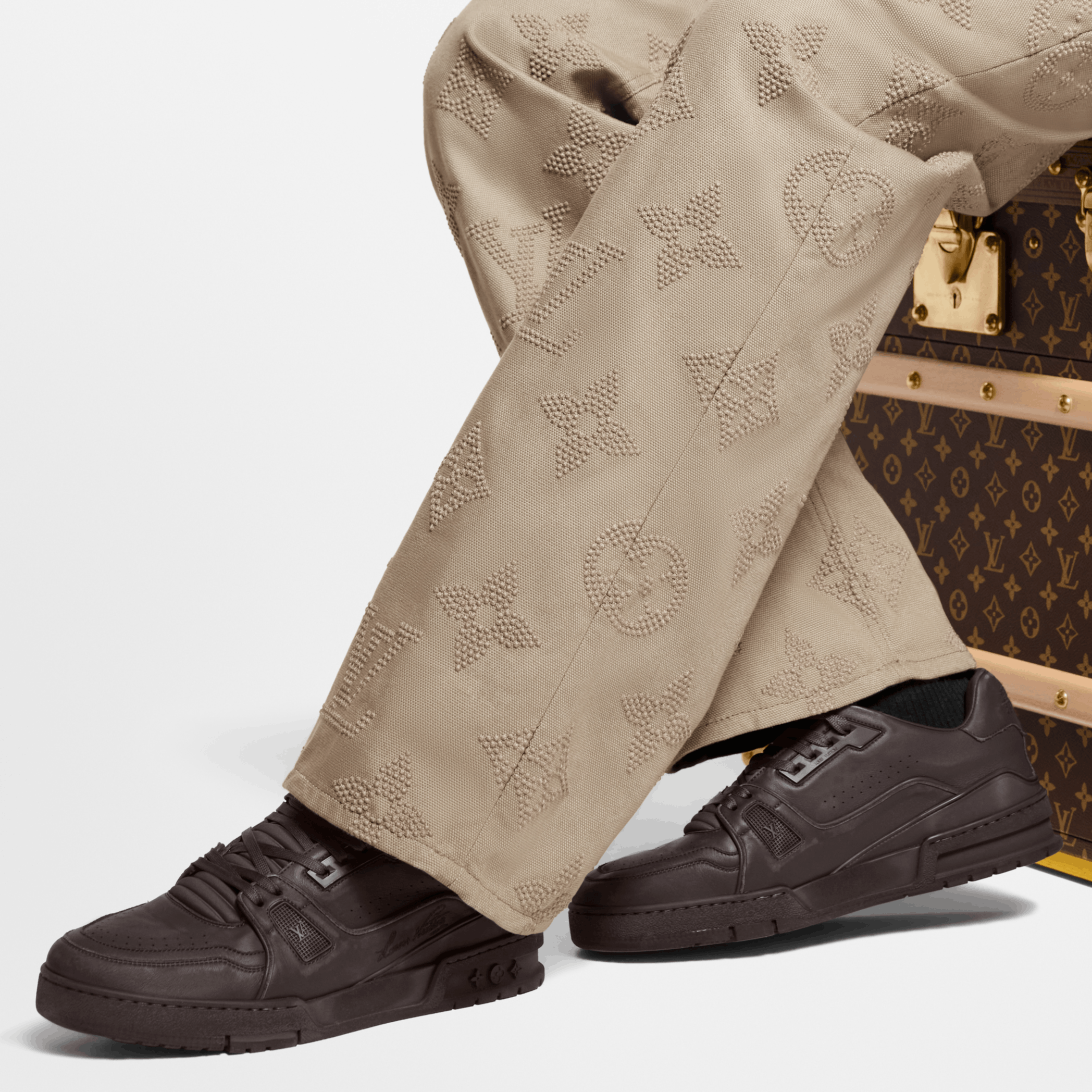 Louis Vuitton Fashion Show LV Distressed Trainers Size US 12 / EU 45 - 6 Thumbnail