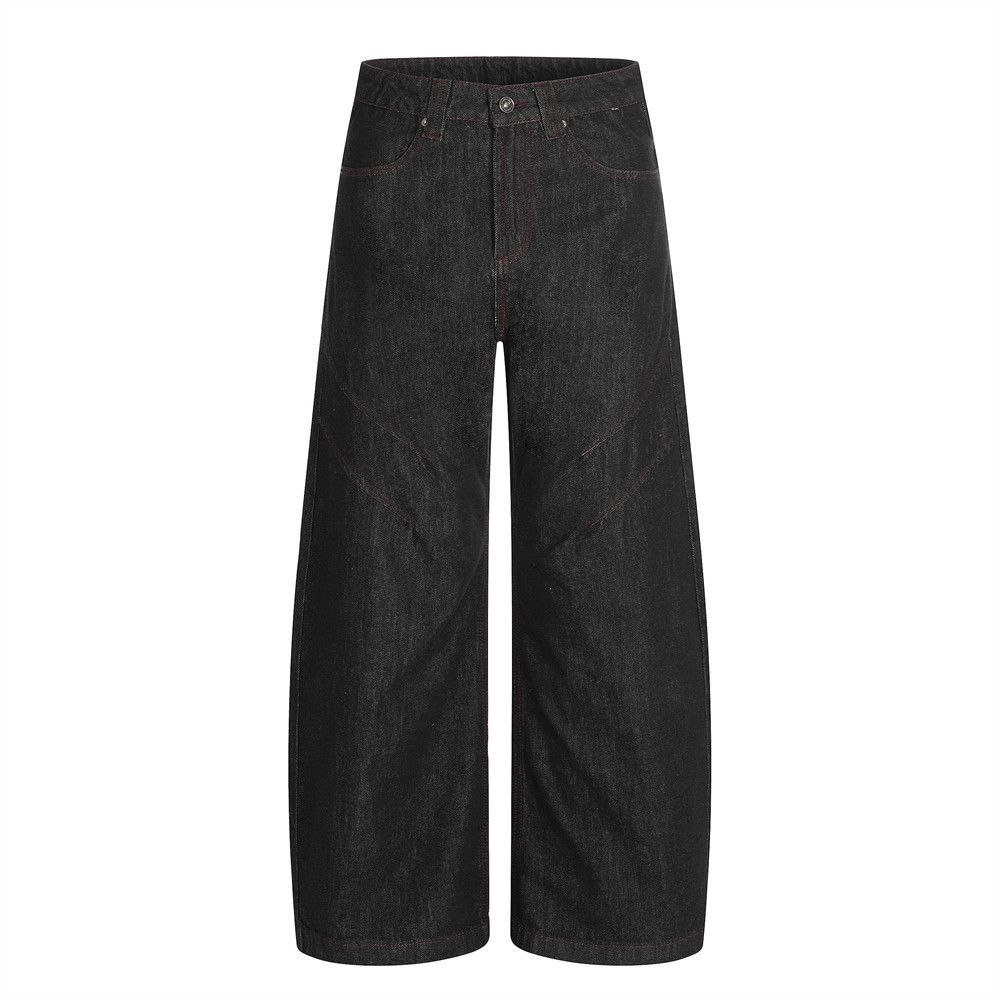 Jean American-Style High-Street Loose-Fit Wide-Leg Jeans Size US 32 / EU 48 - 1 Thumbnail