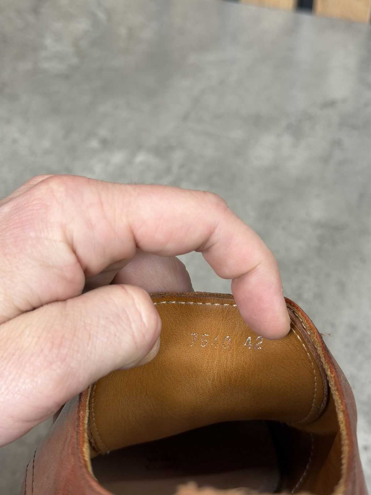 Shoto Shoto Avant-Garde Brown Leather Derby Shoes Handmade Size 42 Size US 9 / EU 42 - 15 Thumbnail