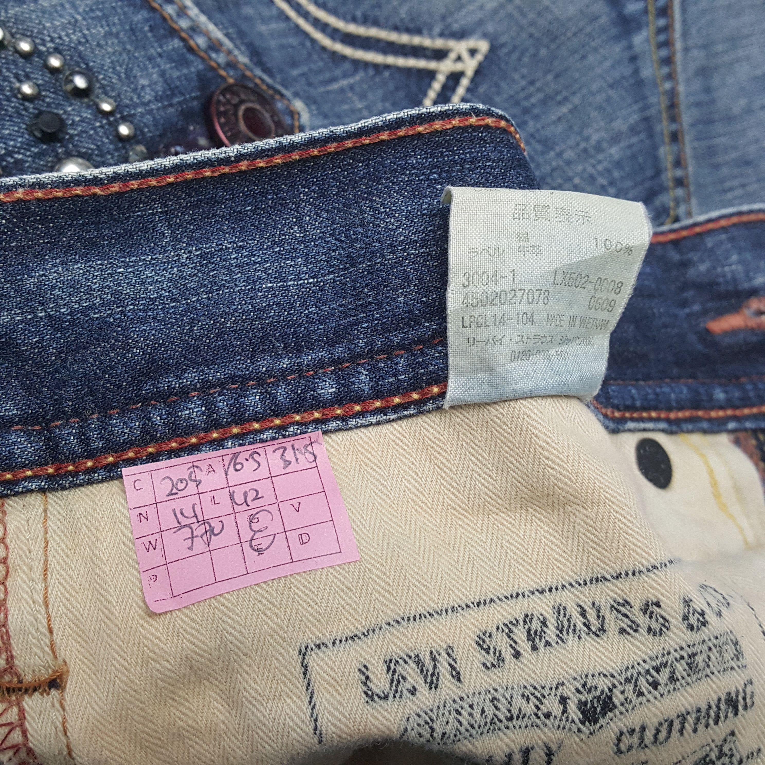 Levi's × Vintage LEVI'S Jeans Daily Streetwear Style Size US 33 - 13 Thumbnail