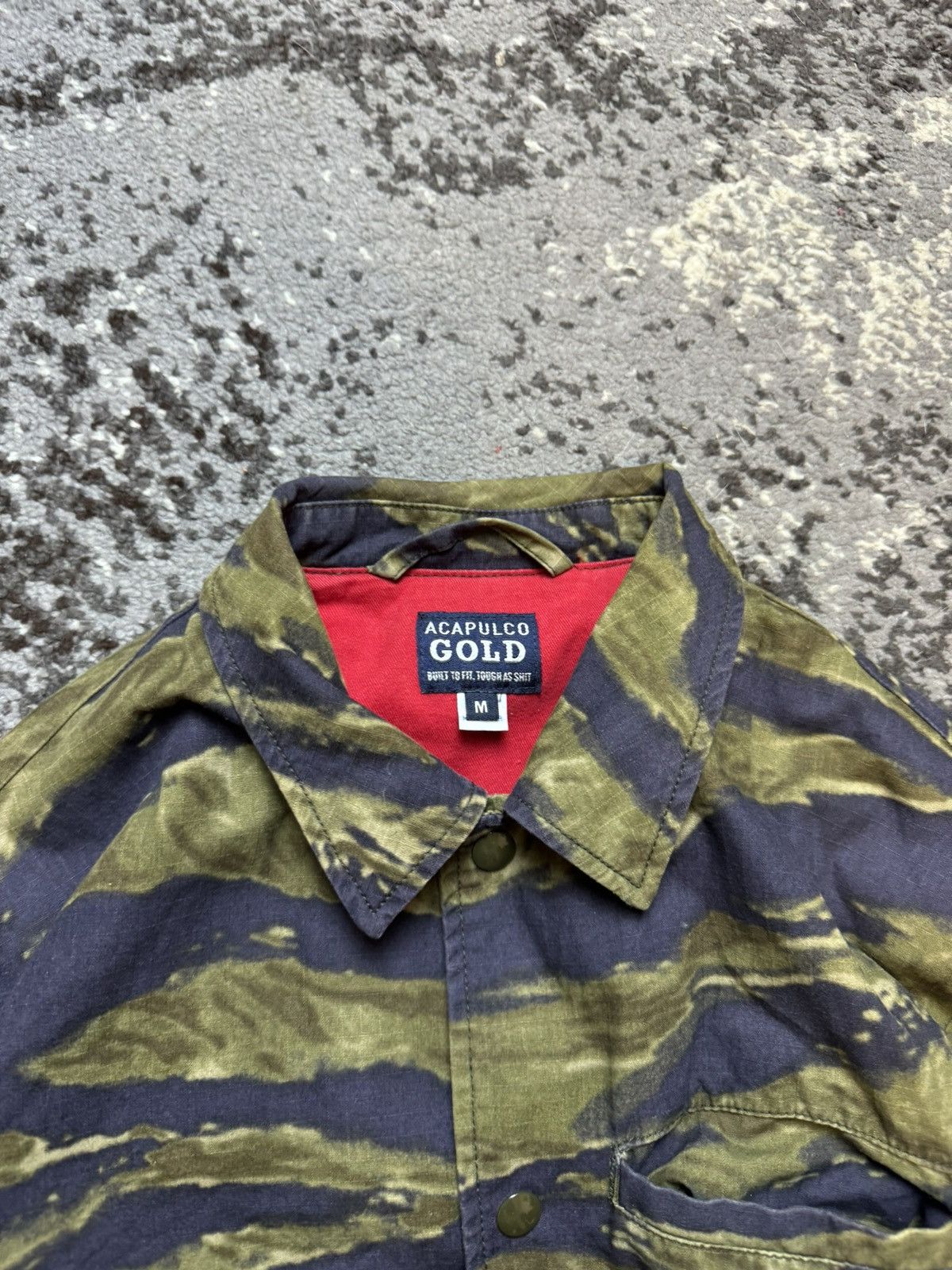 Acapulco Gold × Vintage Vintage Y2K Acapulco Gold Camo Carti Active Jacket Size US M / EU 48-50 / 2 - 4 Thumbnail