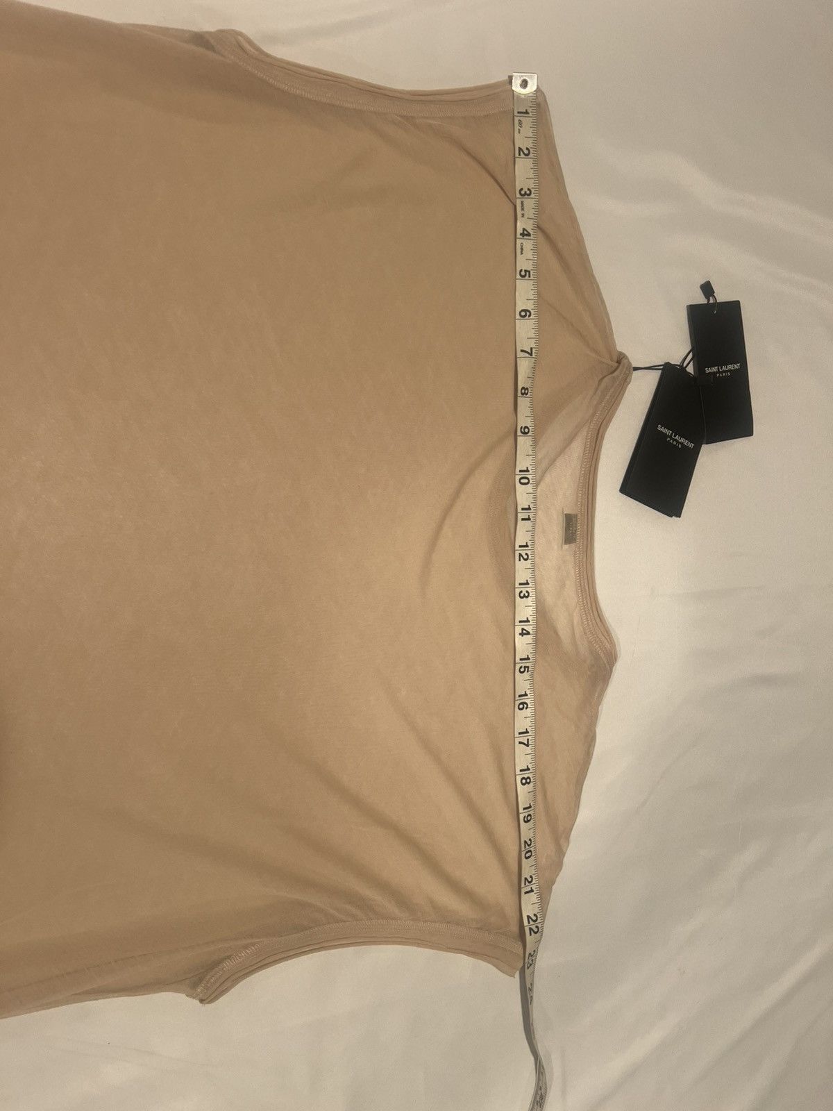 Saint Laurent Paris Saint Laurent men’s sleeve less t shirt. M. $950 Size US M / EU 48-50 / 2 - 5 Thumbnail