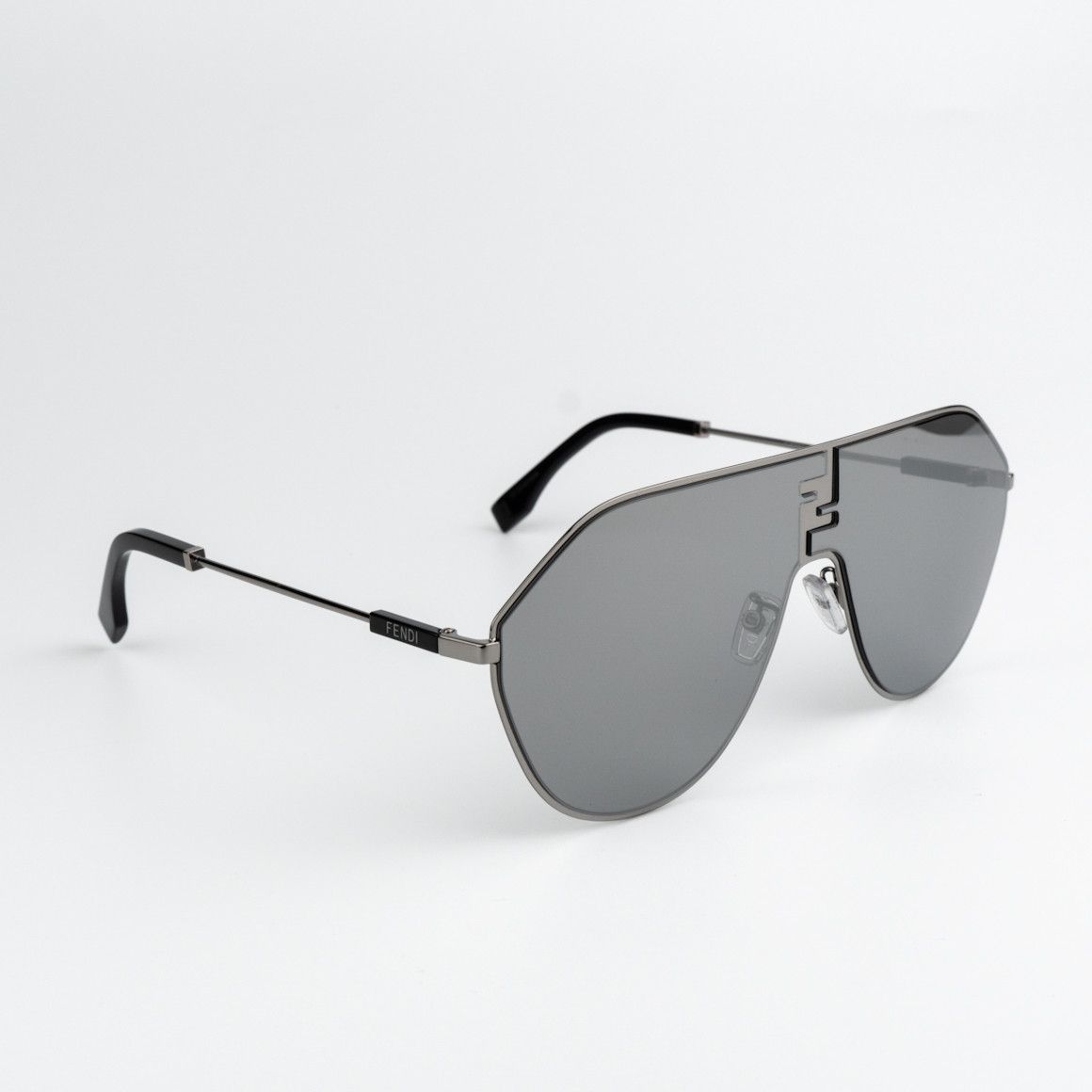 NEW Fendi FE40080U FF MATCH 12C Unisex Round Sunglasses display picture 2
