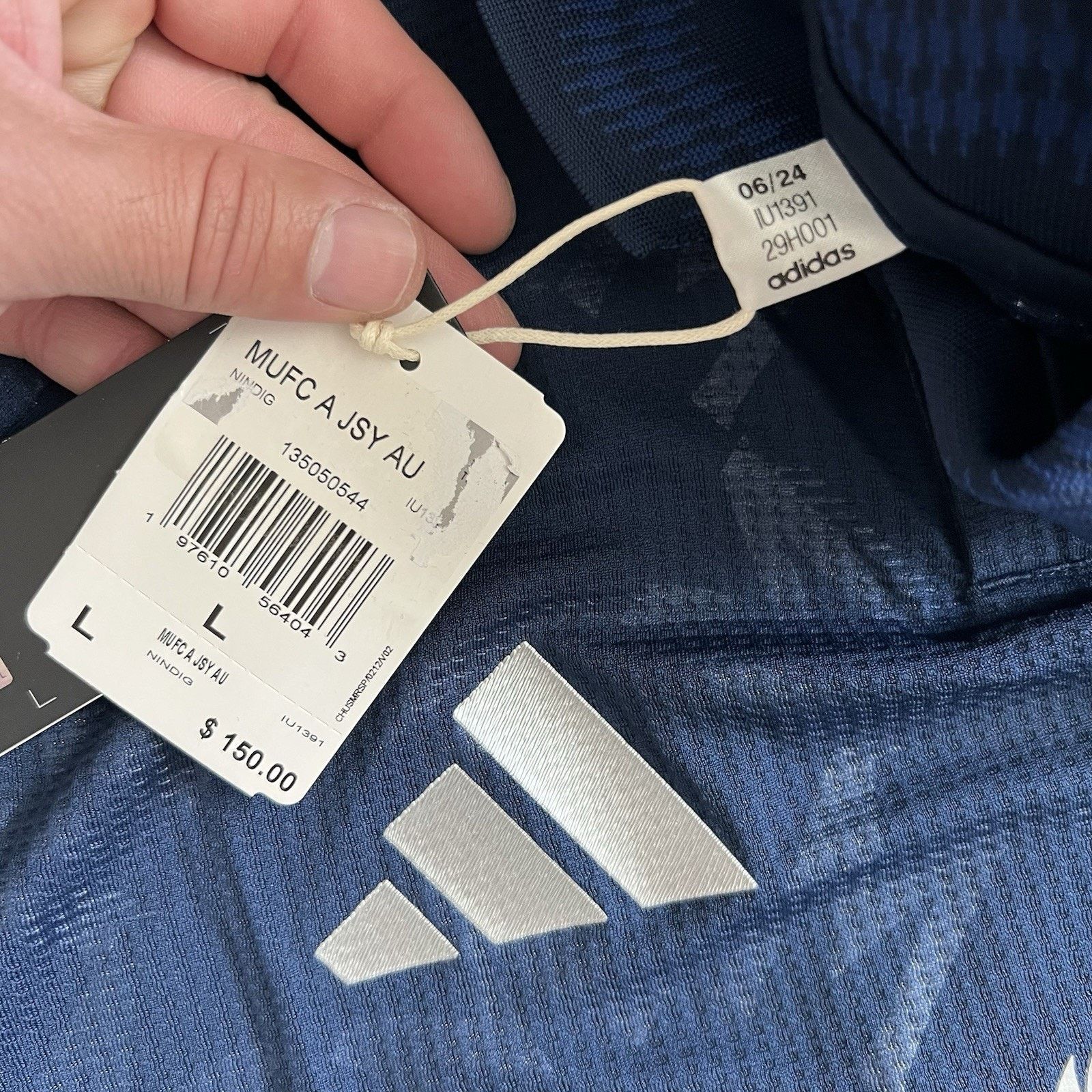 Adidas Adidas Manchester 24/25 Away Authentic Soccer Jersey XL $150 Size US XL / EU 56 / 4 - 9 Thumbnail
