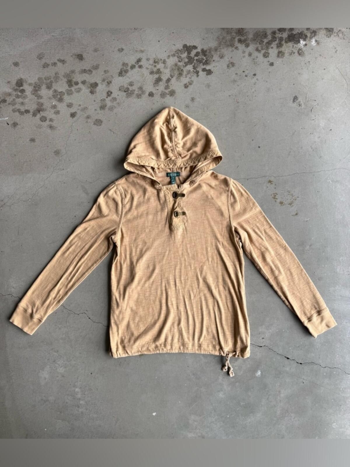 Lauren Ralph Lauren Lauren Jeans Co RL / Hooded Toggle Top / Tan Size M / US 6-8 / IT 42-44 - 2 Thumbnail