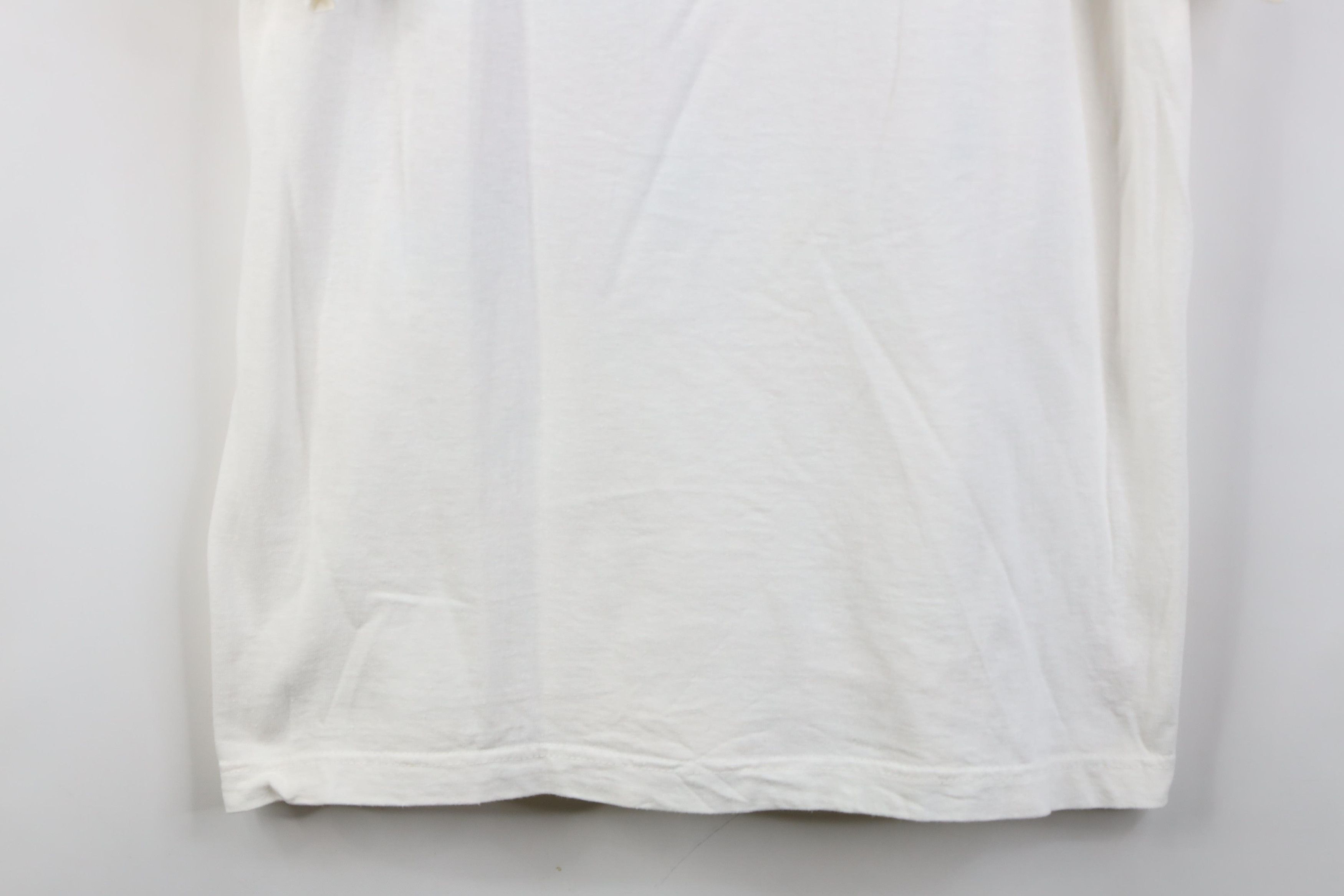 Vintage Vintage 90s Streetwear Nothing Short Sleeve T-Shirt White Size US L / EU 52-54 / 3 - 3 Thumbnail