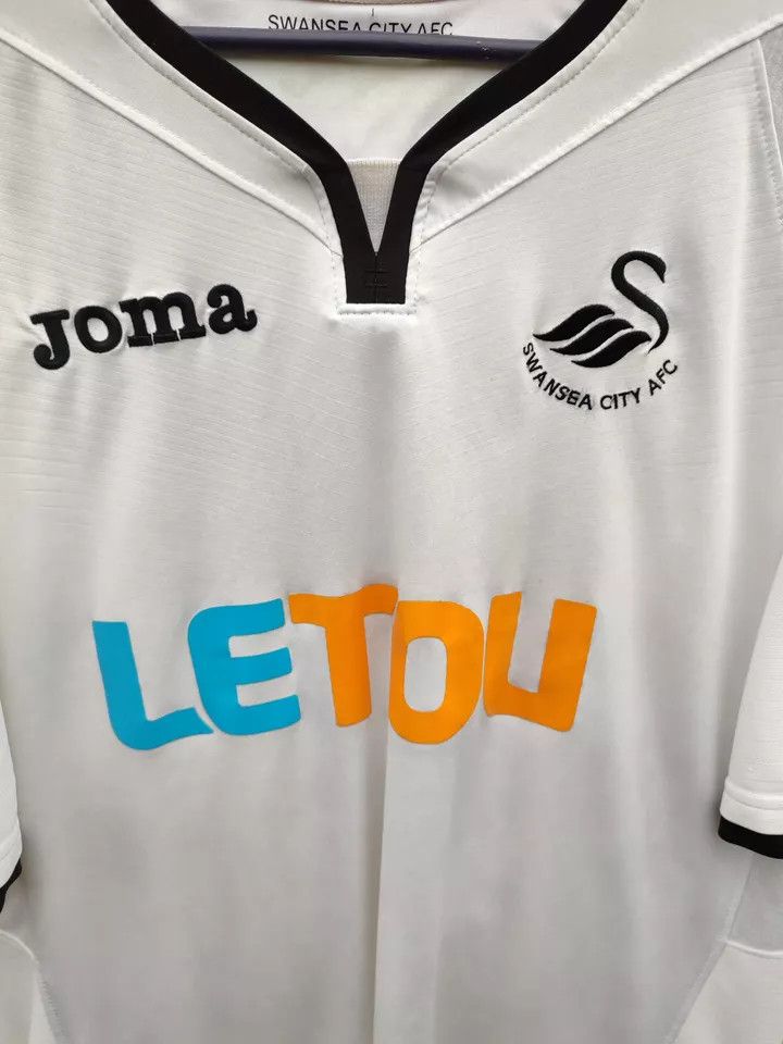 Vintage Swansea City Home FOOTBALL Kit SHIRT SOCCER JERSEY Size US XXL / EU 58 / 5 - 6 Thumbnail
