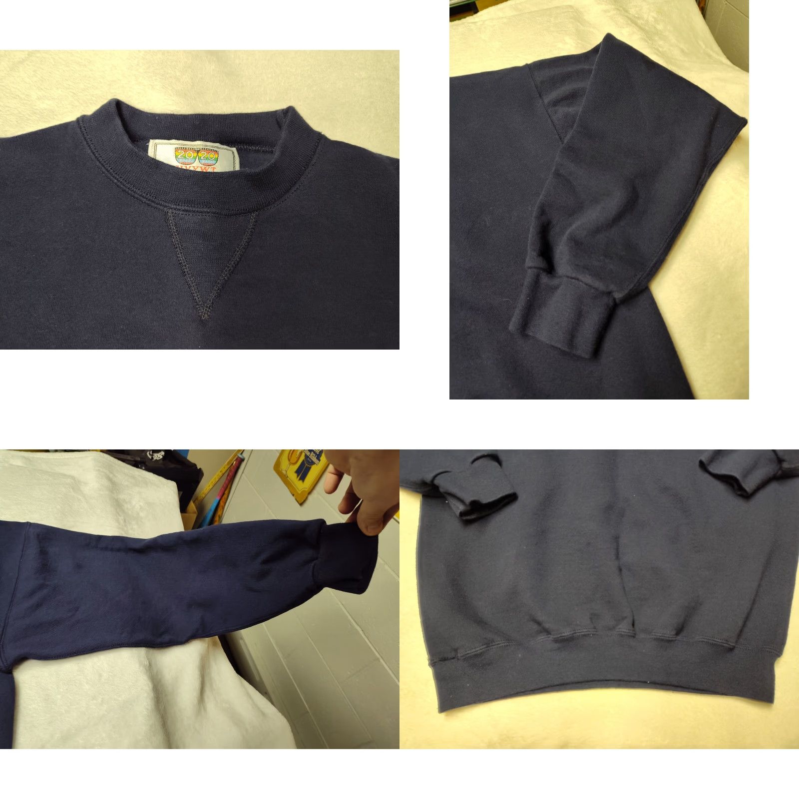 Vintage VINTAGE HVYWT 2020 Sweatshirt Minnesota Wolverines Seal Men M Blue Crew Neck Pullover 90s University College USA Mens Size US M / EU 48-50 / 2 - 8 Thumbnail