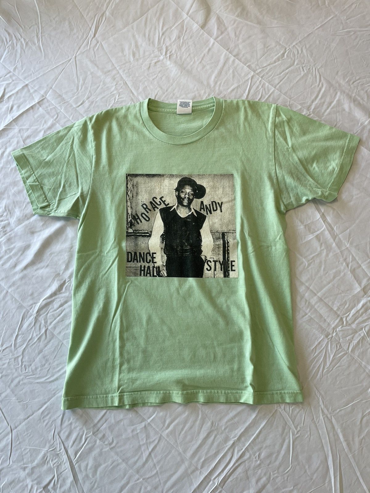 image of Supreme Horace Andy Tee Mint Green Medium, Men's