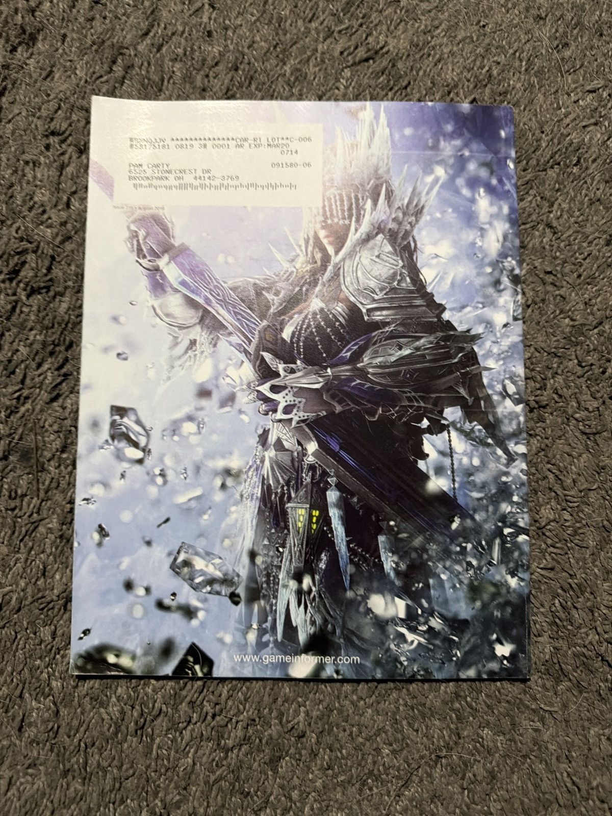 Hypebeast 2019 Game Informer Volume XXIX Number 8 Issue 316 Size ONE SIZE - 2 Thumbnail