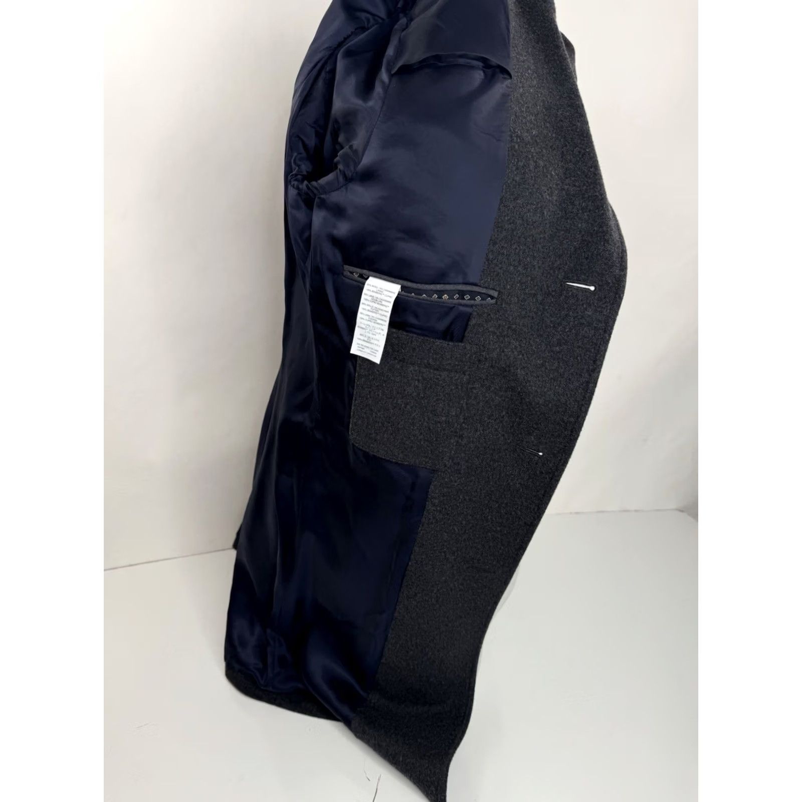 J.Crew J.CREW / LUDLOW CASHMERE Blend Overcoat 38 Short Jacket - EXCELLENT Shirt Mens 38 Dark Gray Cashmere Blend 90s Field ZZ Size US 38 / EU 54 - 5 Thumbnail