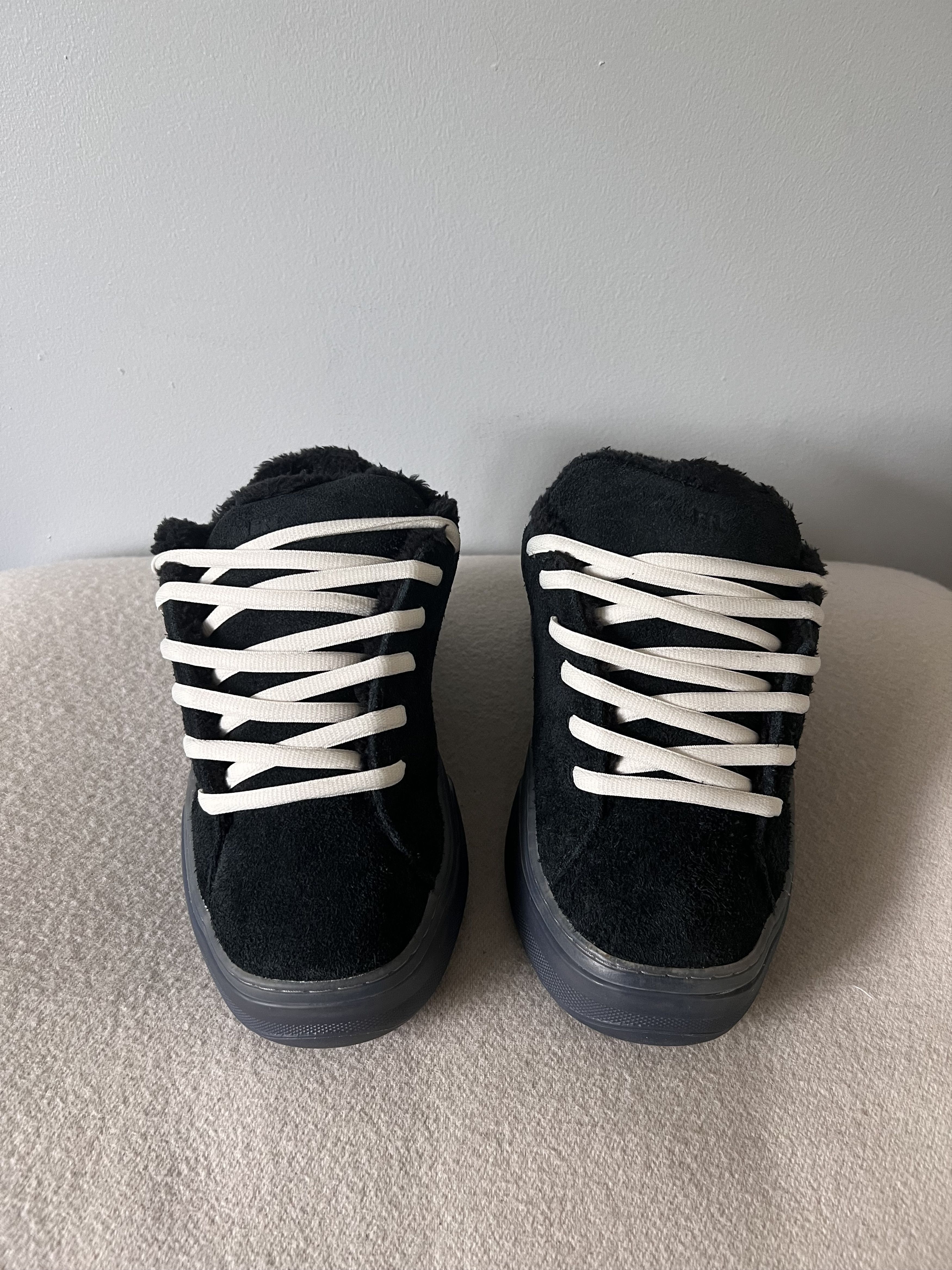 ERL ERL Suede Vamps Sneakers in Black Size US 7 / EU 40 - 4 Thumbnail