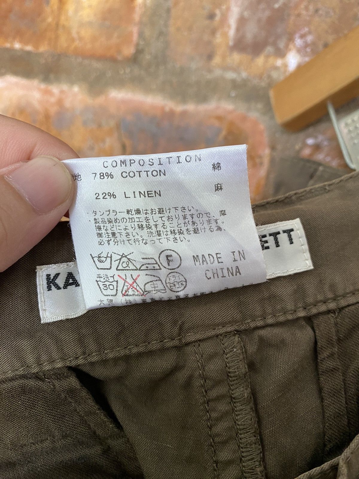 Katharine Hamnett London Vtg Katharine Hamnett London multipocket cargos pants Size US 30 / EU 46 - 15 Thumbnail